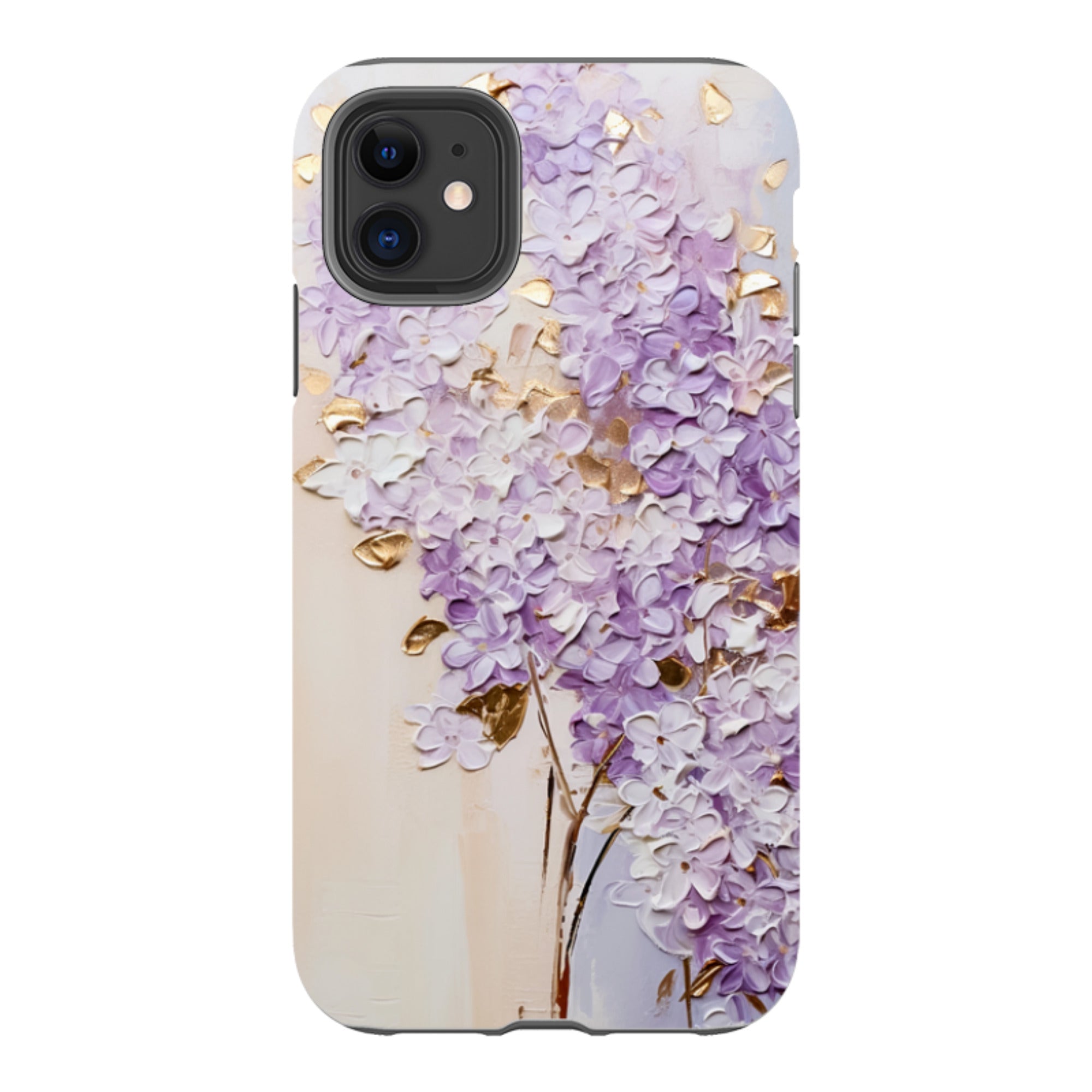 iPhone Tough Case - Purple Floral
