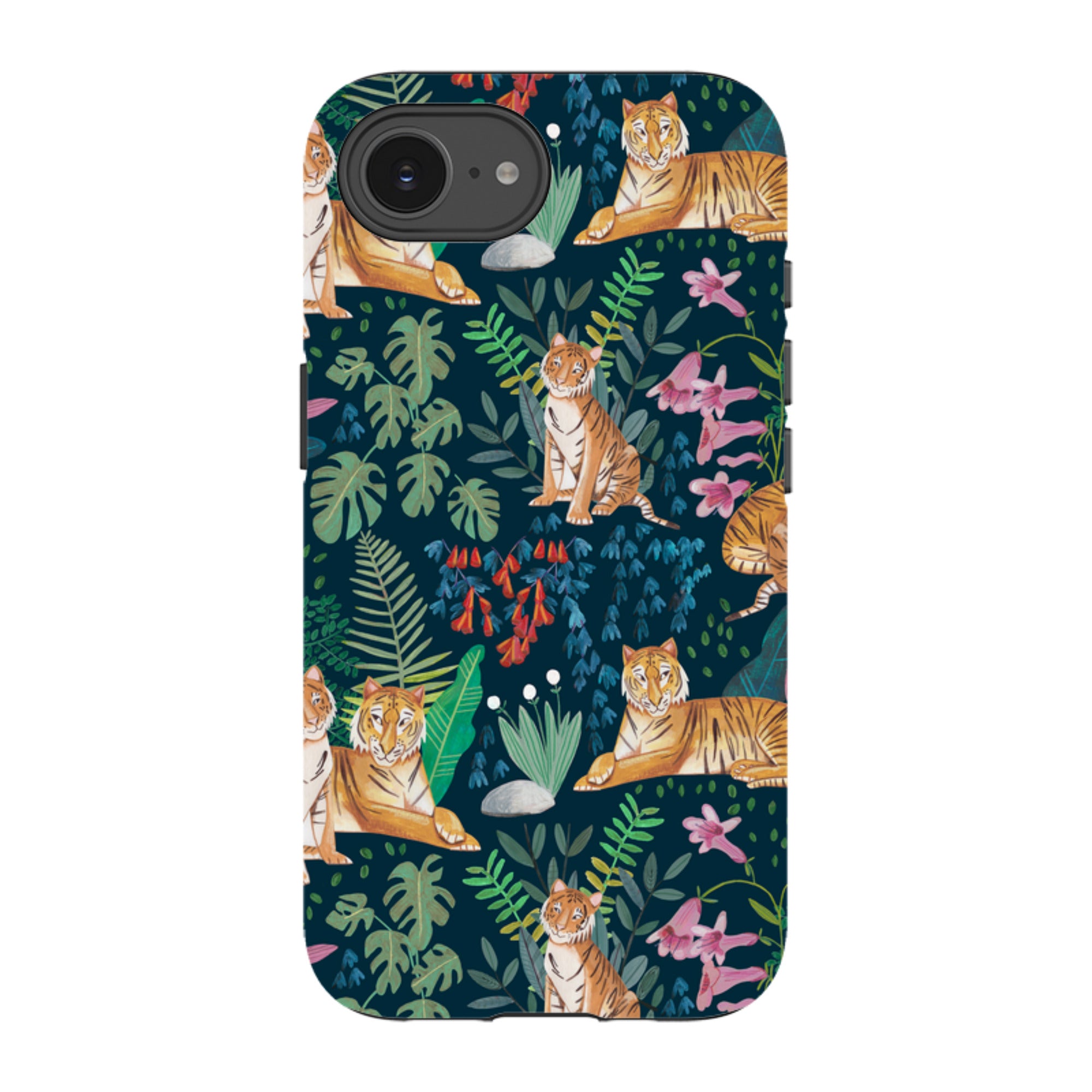 iPhone Tough Case - Tiger Pattern II By Caroline Bonne Muller