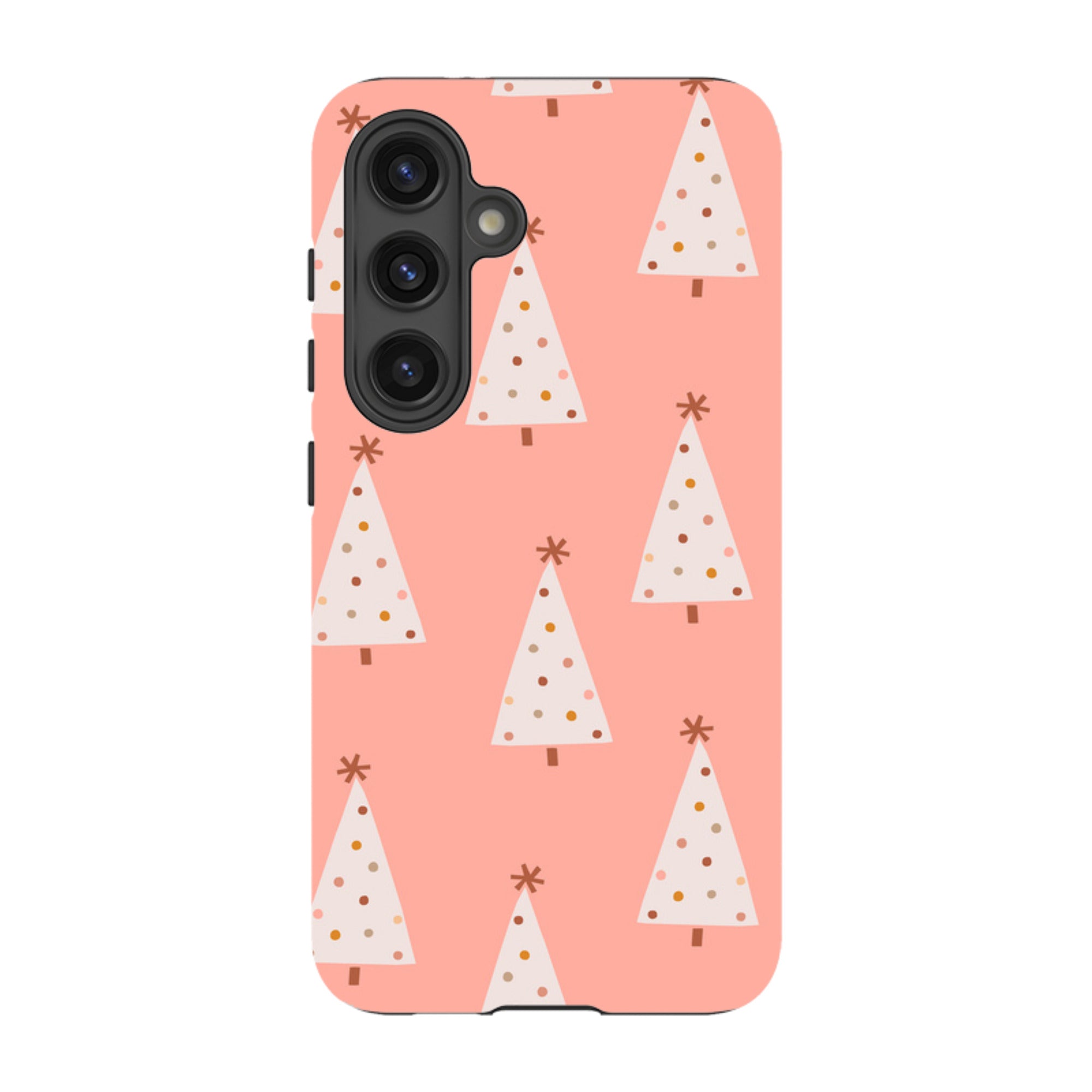 Samsung Tough Case - Pink Xmas Trees
