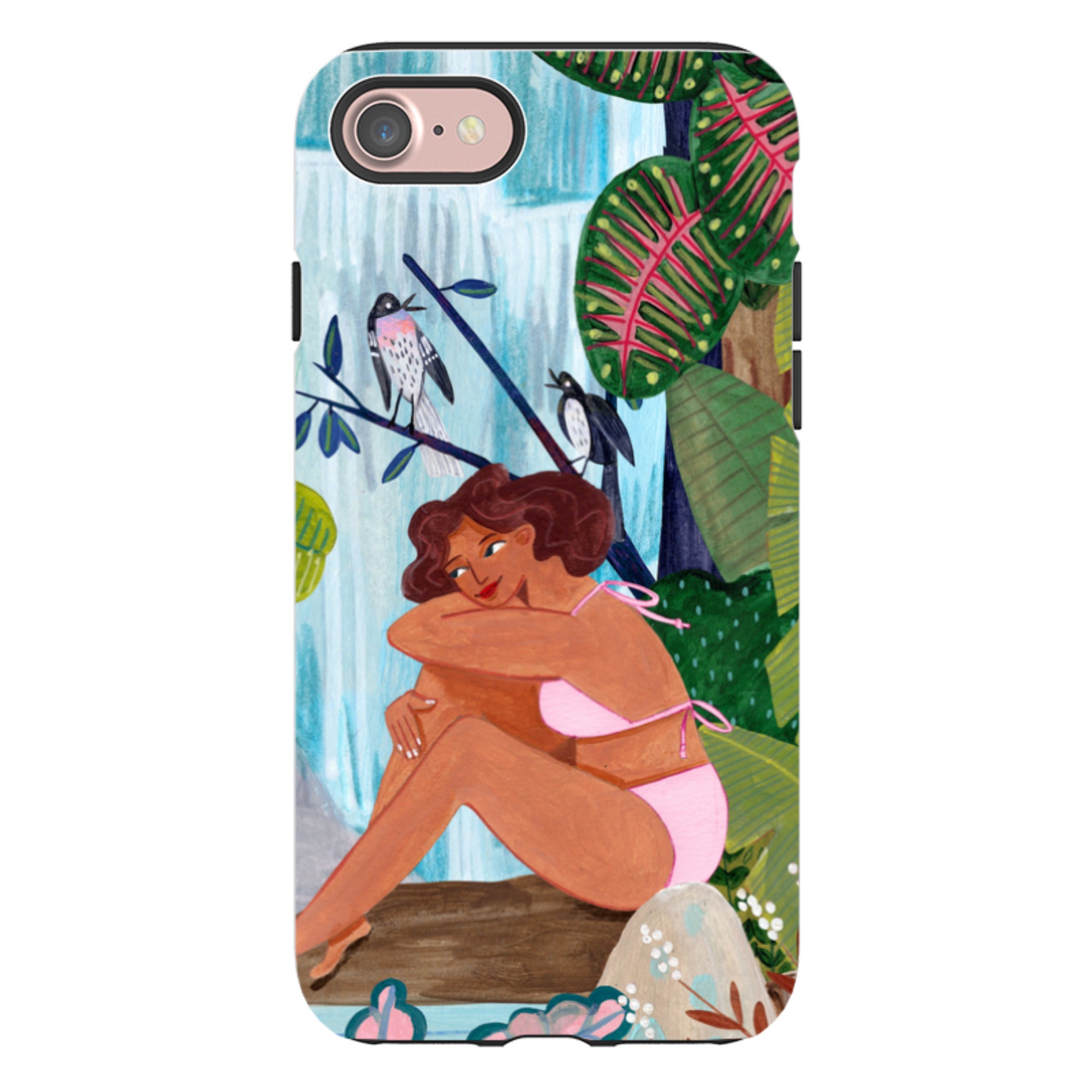 iPhone Tough Case - Waterfall By Caroline Bonne Muller