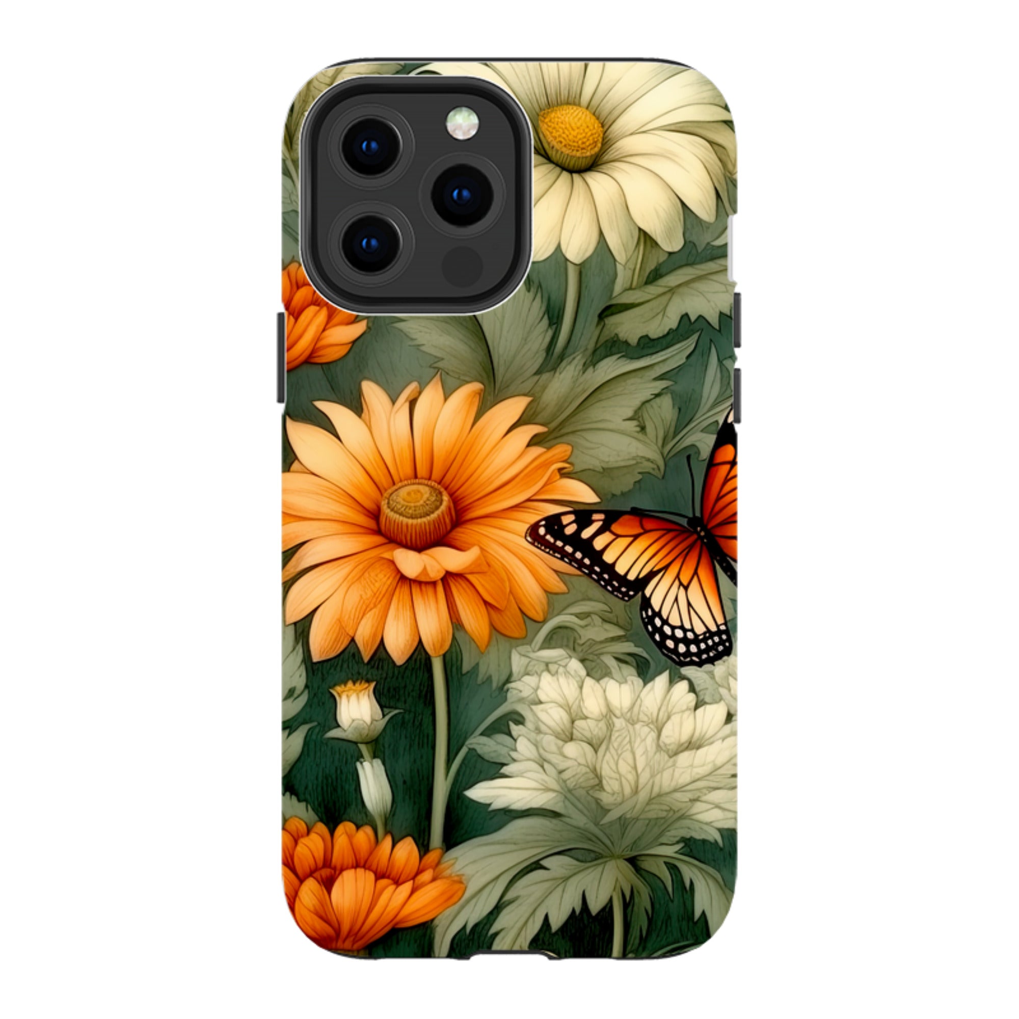 iPhone MagSafe Tough Case - Butterfly Daisies IV