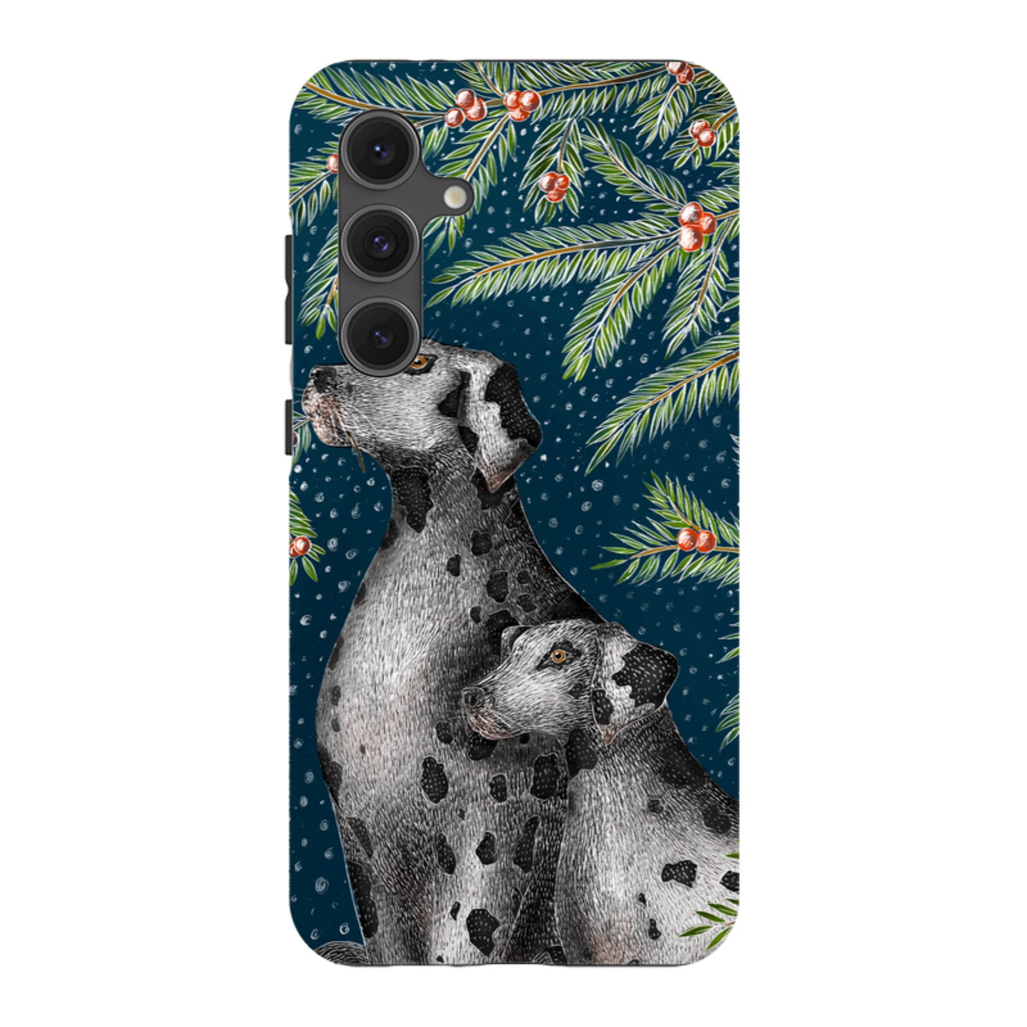 Samsung Tough Case - Christmas Dalmatians By Catherine Rowe
