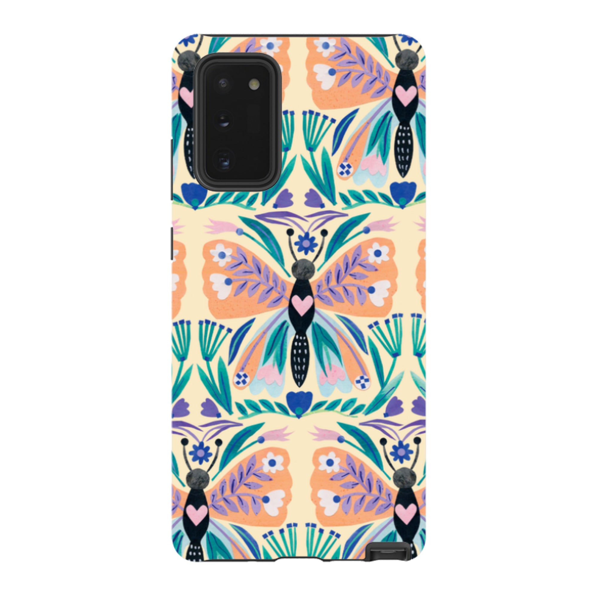 Samsung Tough Case - All Over Butterfly By Tracey English