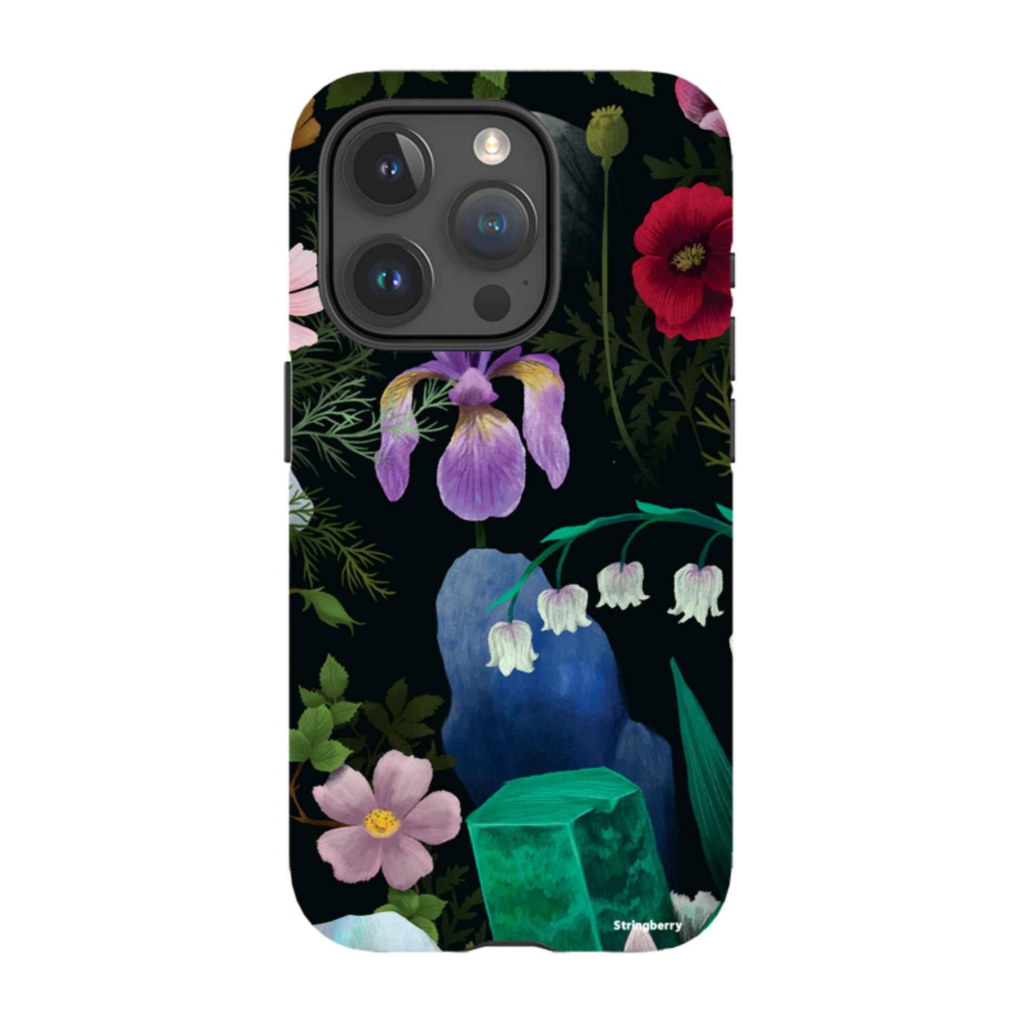 iPhone MagSafe Tough Case - Crystal Flowers II By Anna Stead