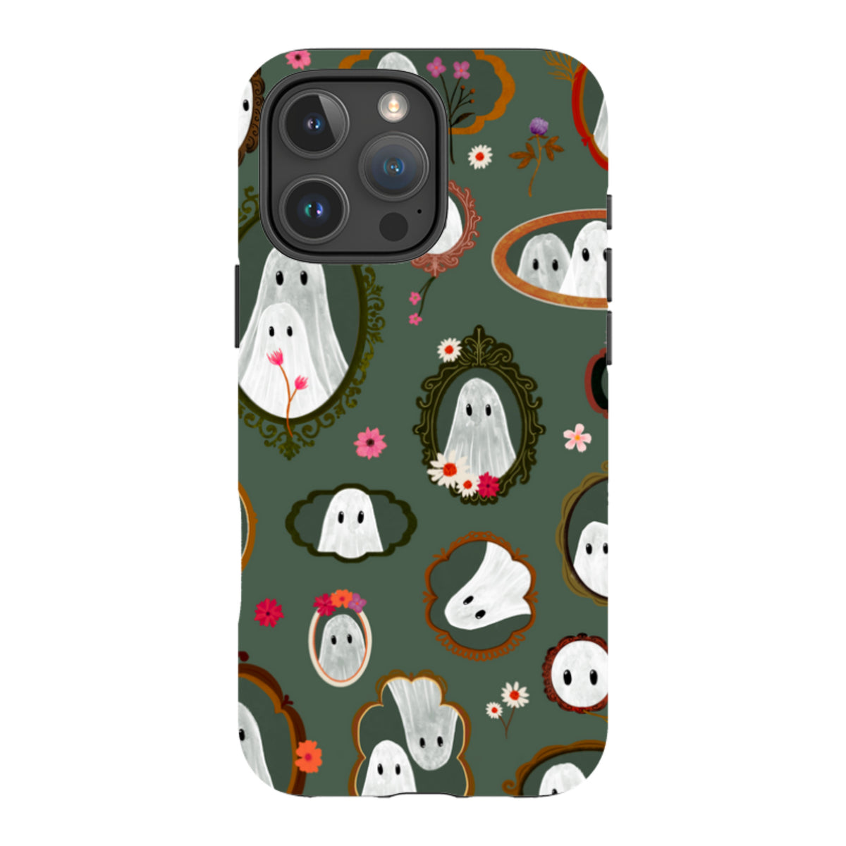 iPhone Tough Case - Framed Ghosts - Pine By Katherine Quinn
