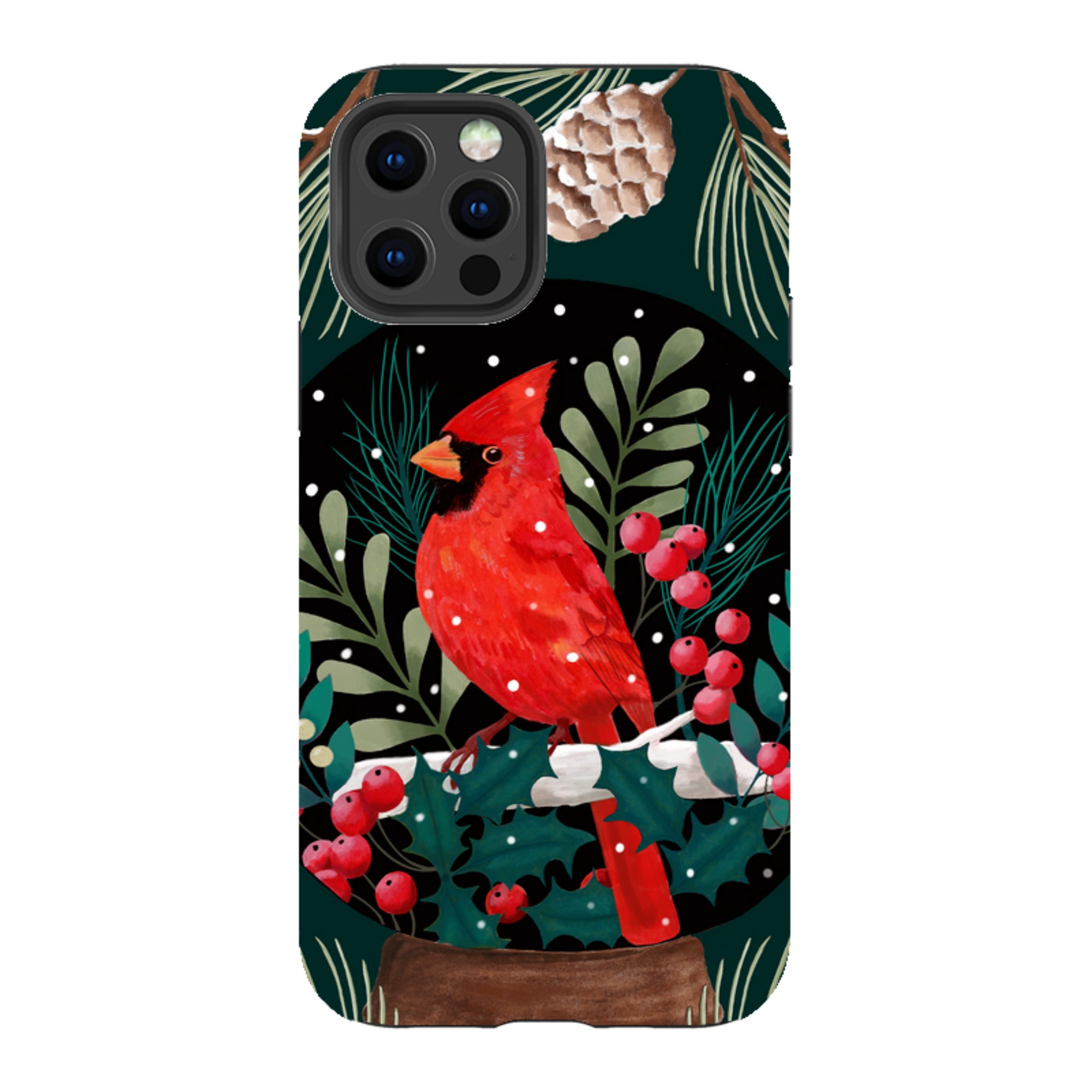 iPhone Tough Case - Red Cardinal By Bex Parkin