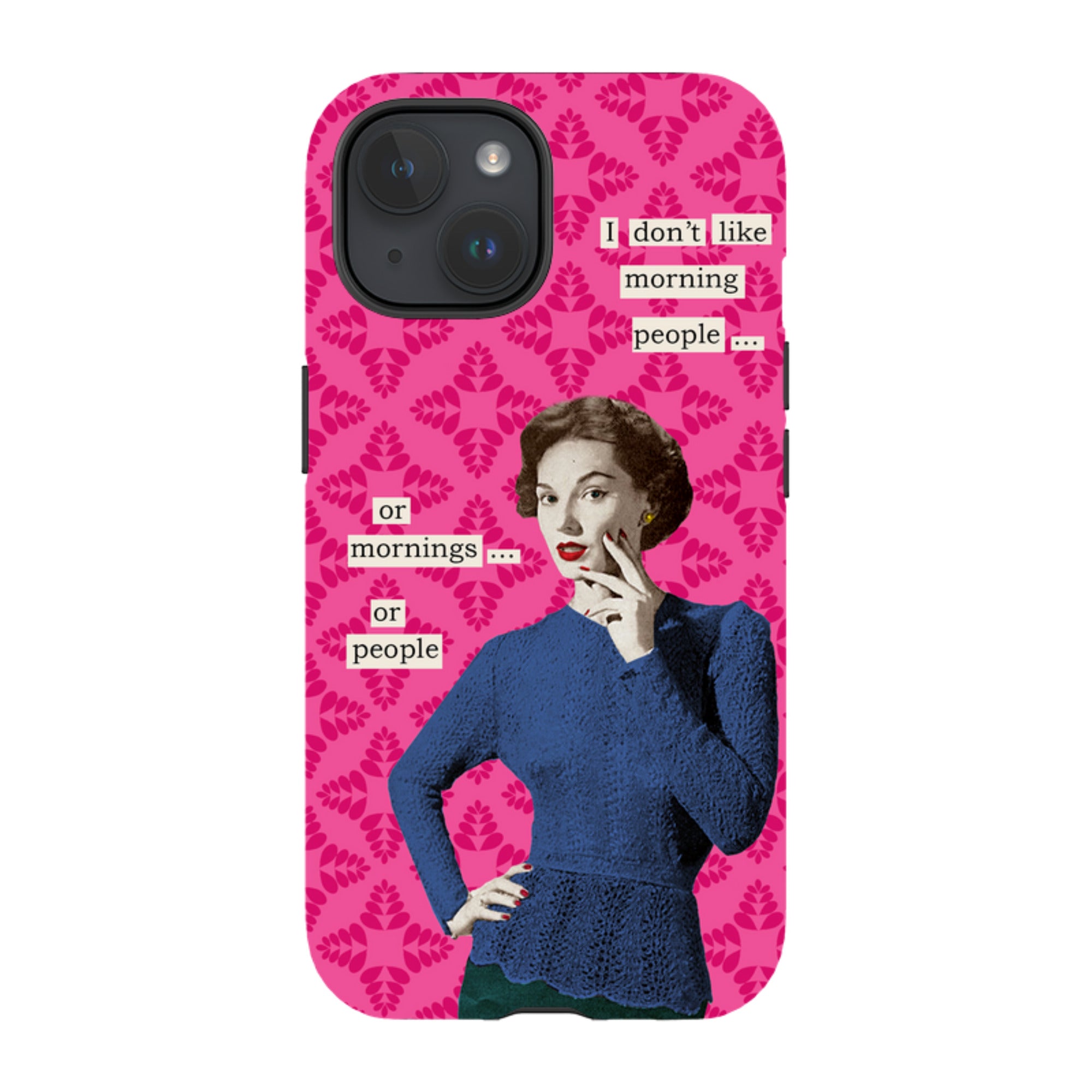iPhone Tough Case - Morning Person By Clare Jordan