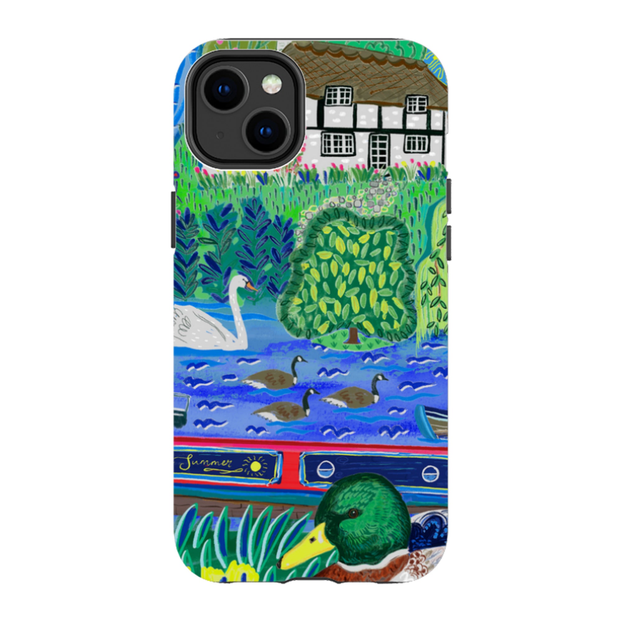 iPhone Tough Case - Canalside By Emma Frances Grant