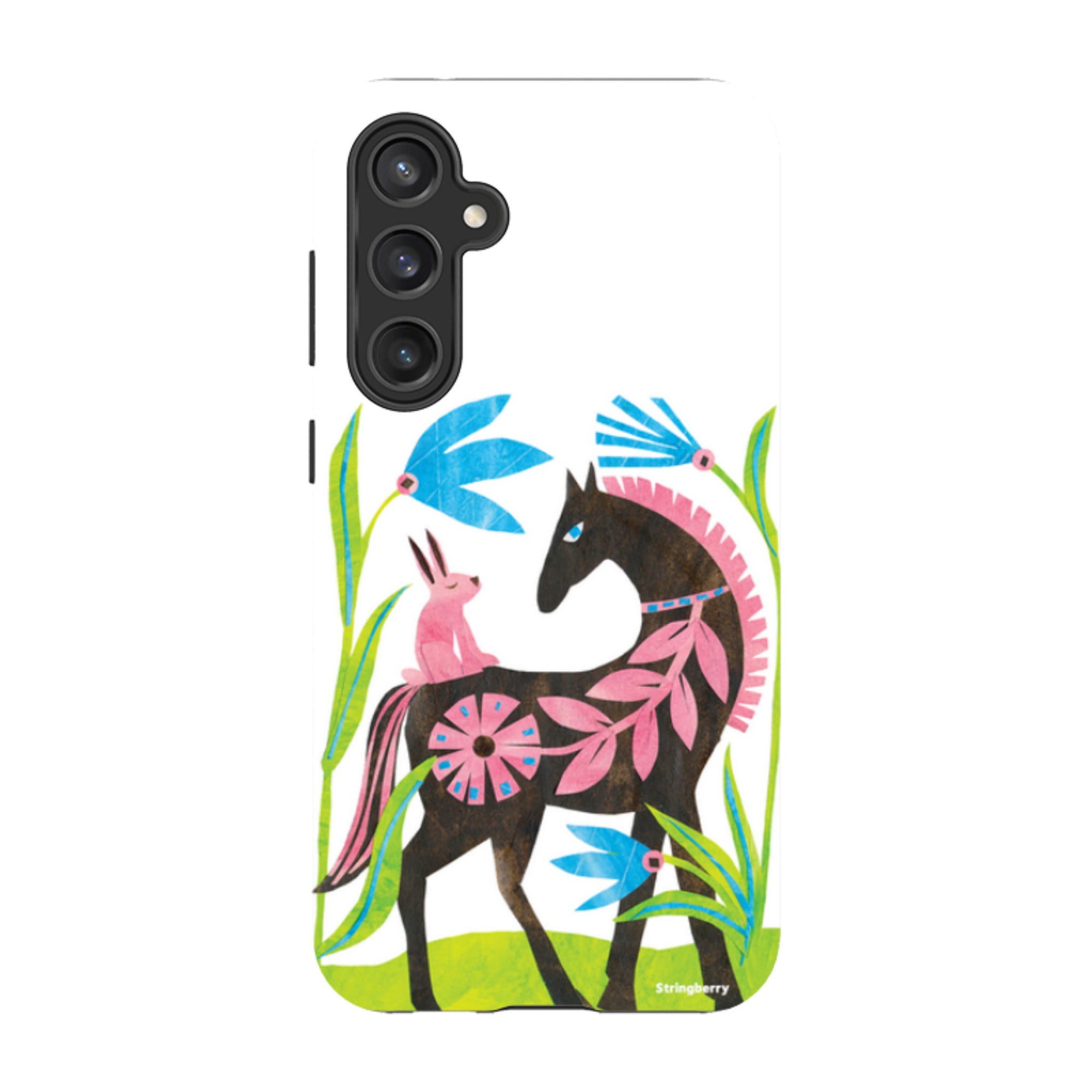 Samsung Tough Case - Folk Horse And Bunny By Tracey English