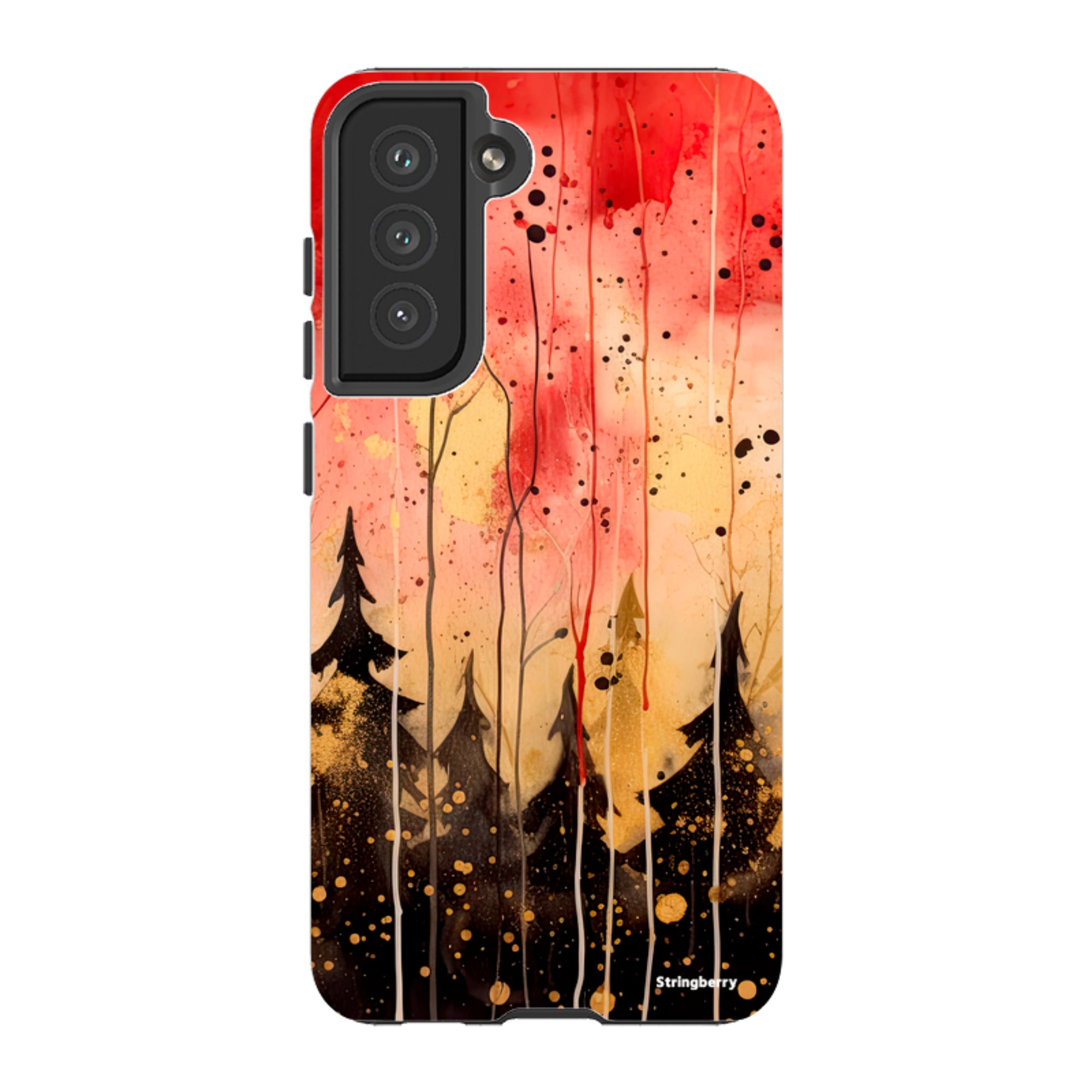Samsung Tough Case - Watercolour Winter Forest