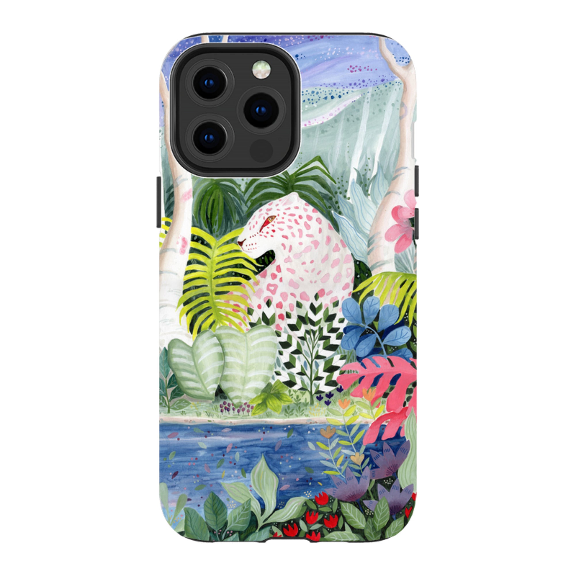 iPhone Tough Case - Cosmic Leopard By Bex Parkin