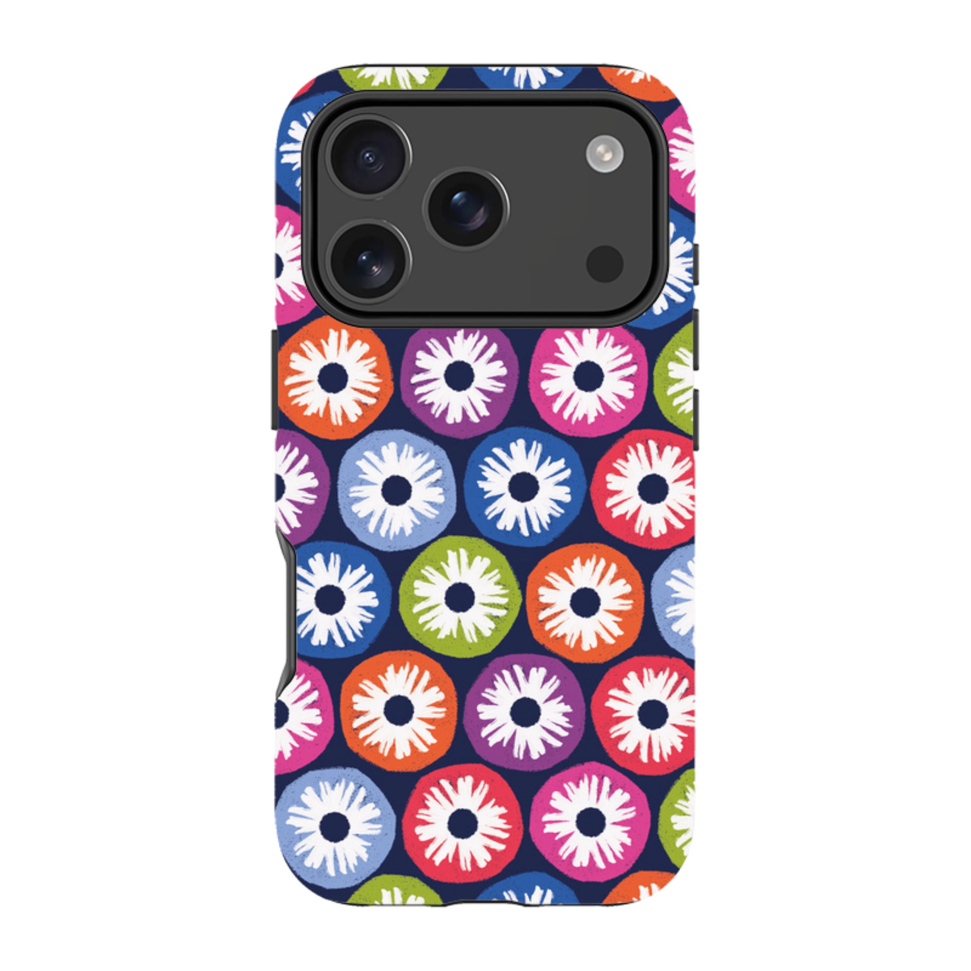 iPhone MagSafe Tough Case -  Penny Flowers Dark By Ali Brookes