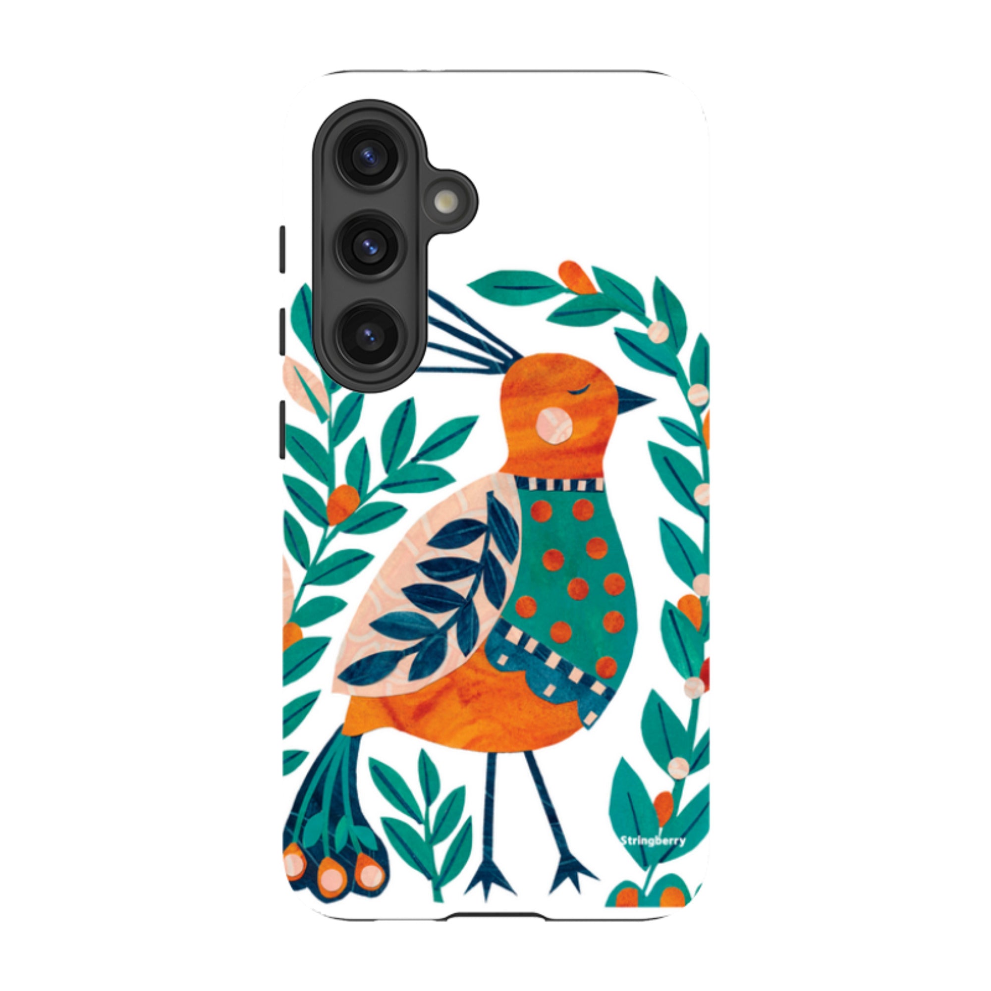 Samsung Tough Case - Folk Peacock By Tracey English
