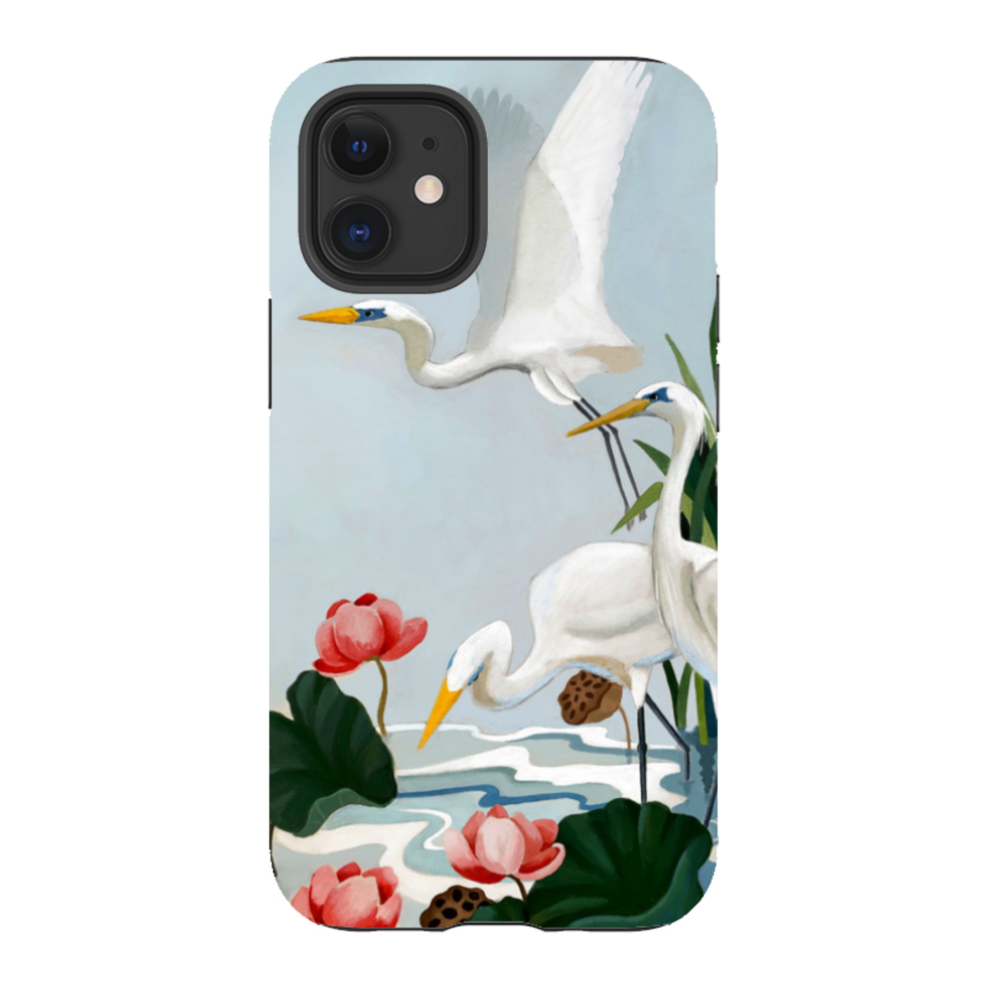 iPhone Tough Case - Egrets And Lillie's By Bex Parkin