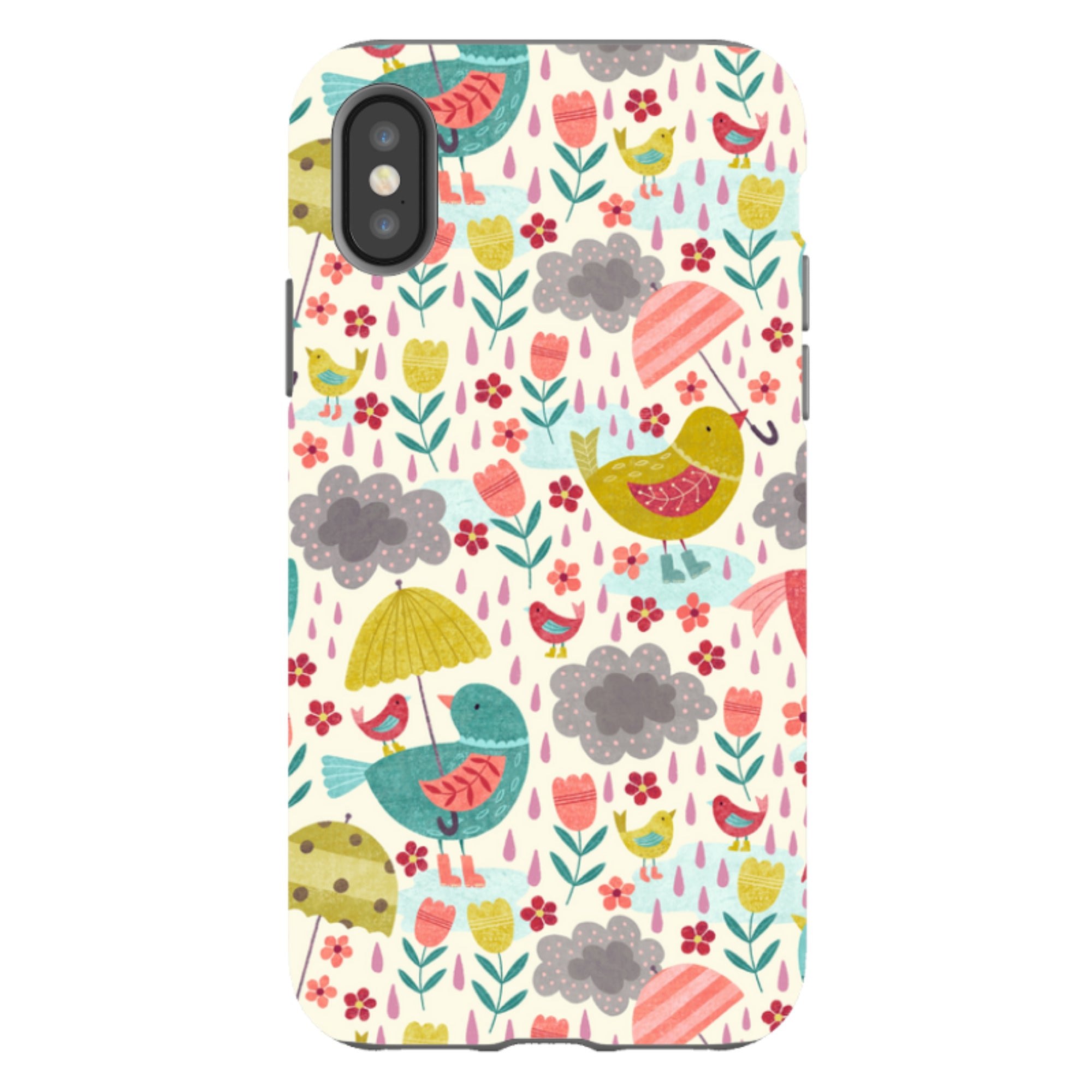 iPhone Tough Case - Rain Birds By Suzy Taylor