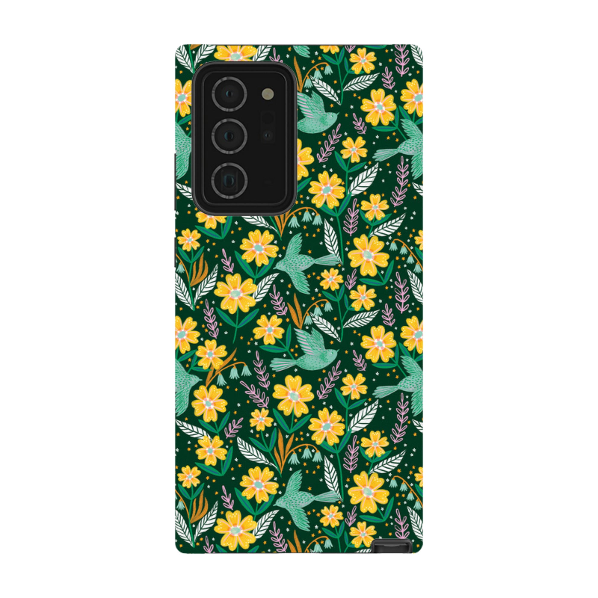 Samsung Tough Case - Sweet Birds Green By Lee Foster Wilson