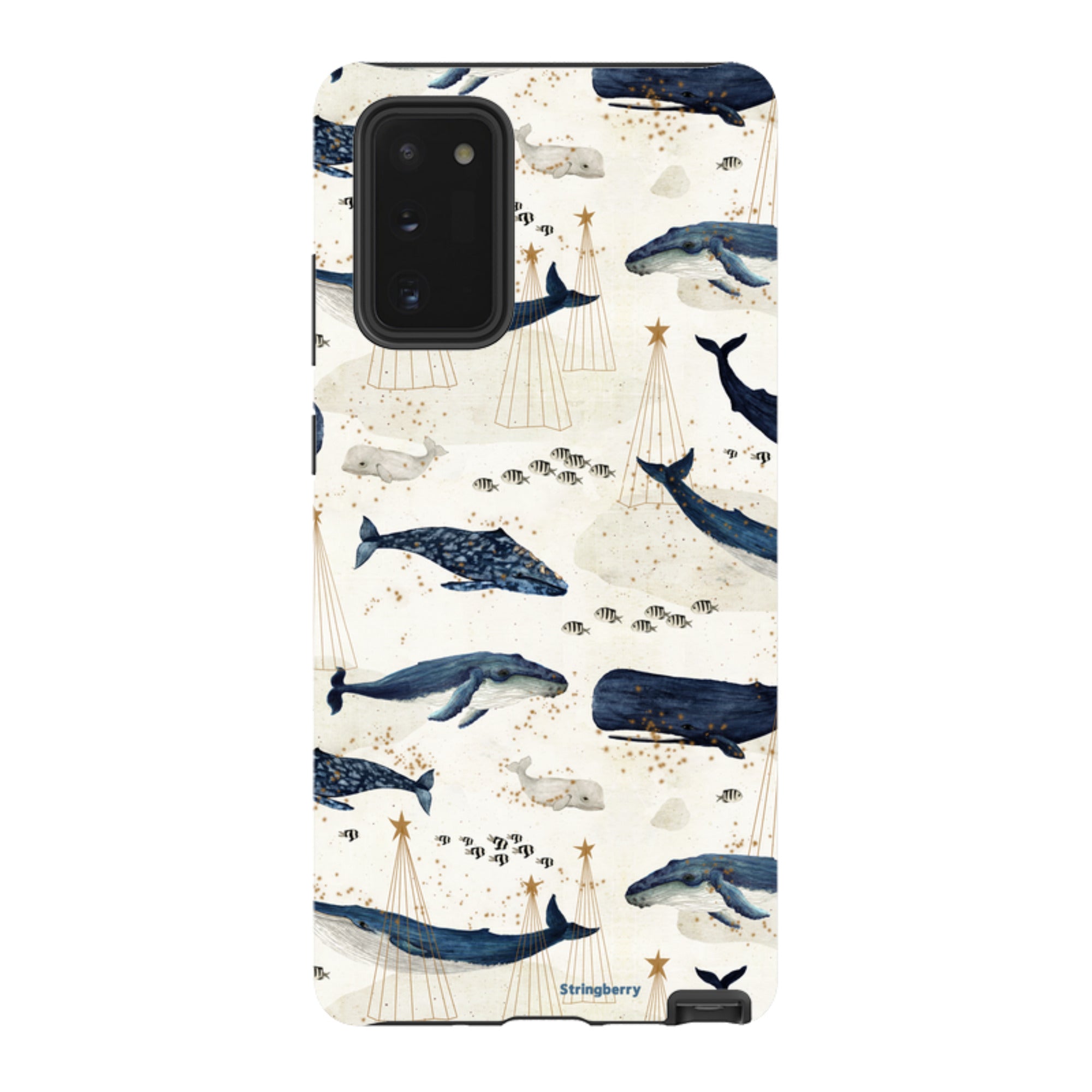 Samsung Tough Case - Christmas Whale III By Katherine Quinn
