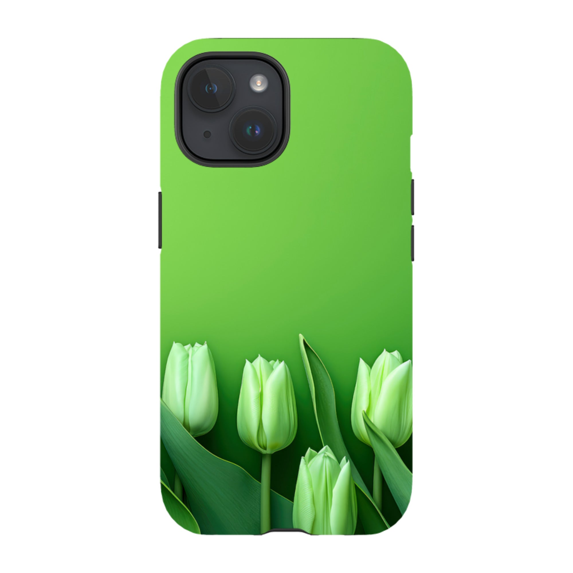 iPhone Tough Case -Green Floral