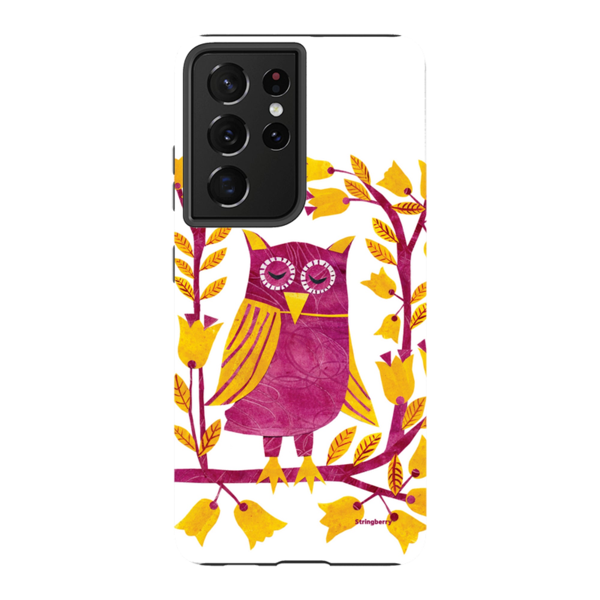 Samsung Tough Case - Folk Owl By Tracey English