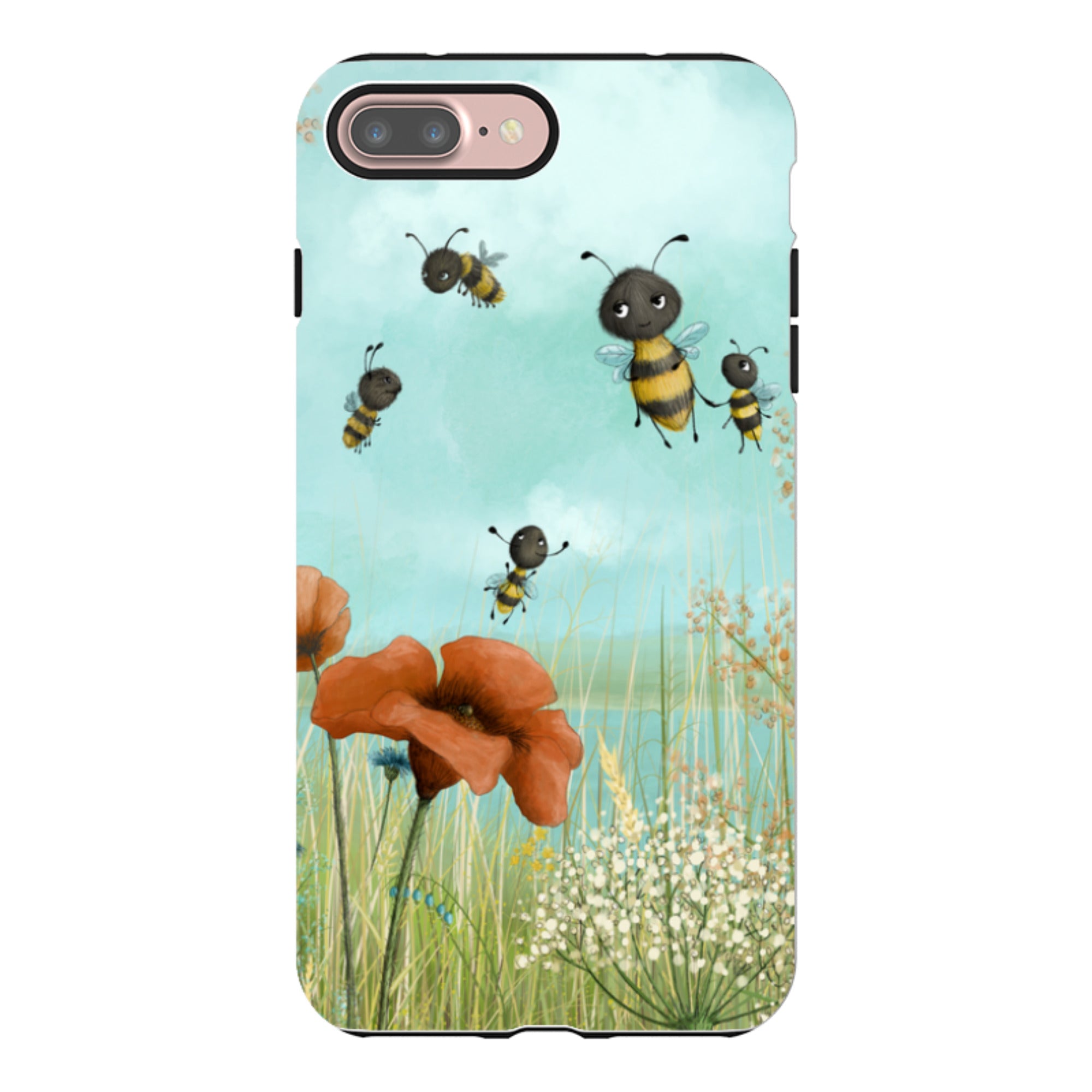 iPhone Tough Case - Flower Field By Maja Lindberg