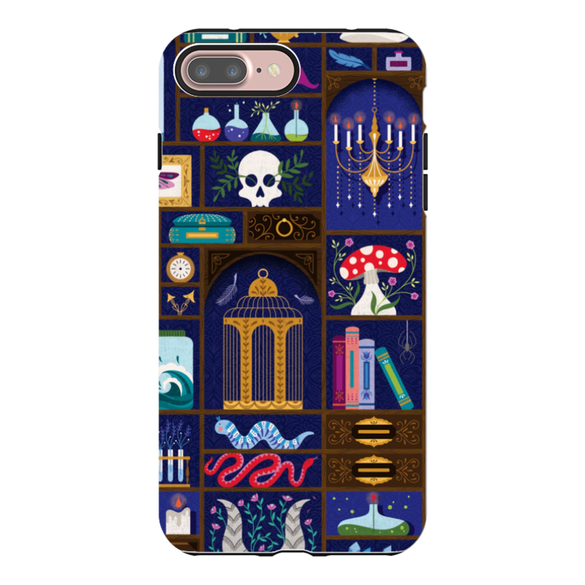 iPhone Tough Case - Cabinet Of Curiosities By Jenny Zemanek