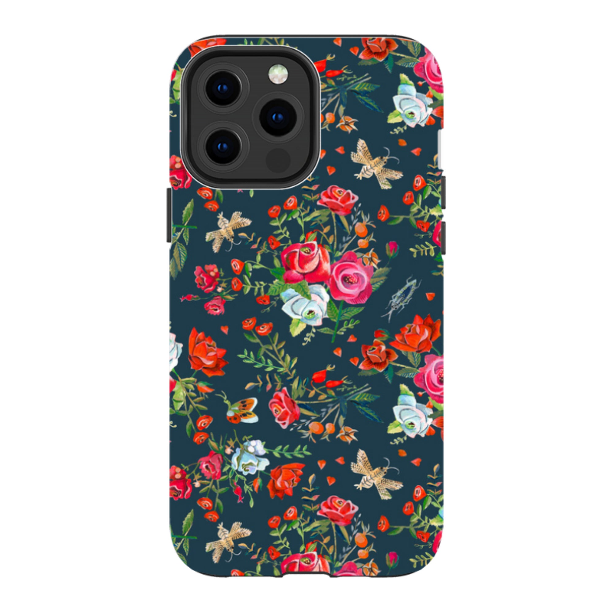 iPhone Tough Case - Blue Roses By Caroline Bonne Muller