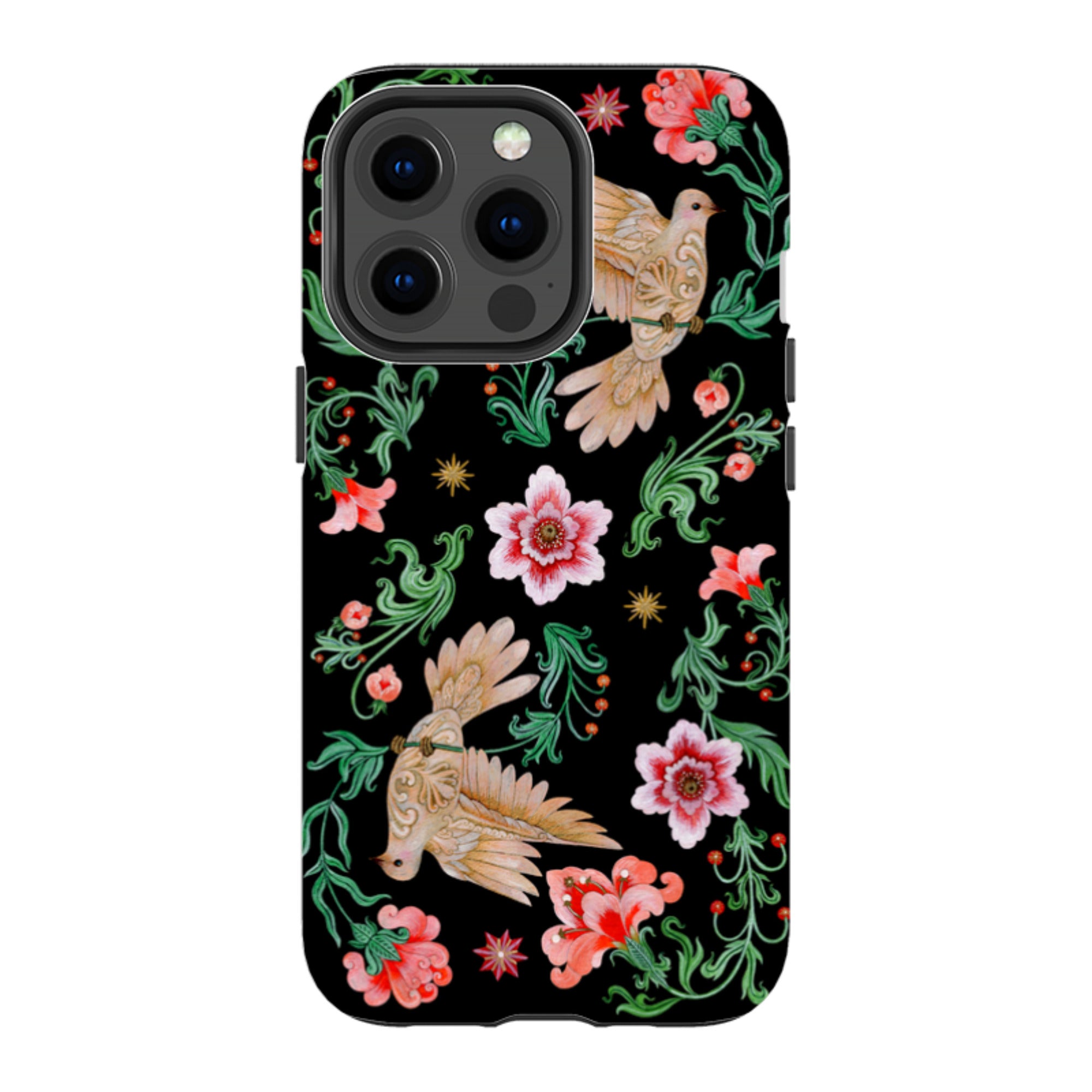 iPhone Tough  Case - Two Turtle Doves By Maria Matos
