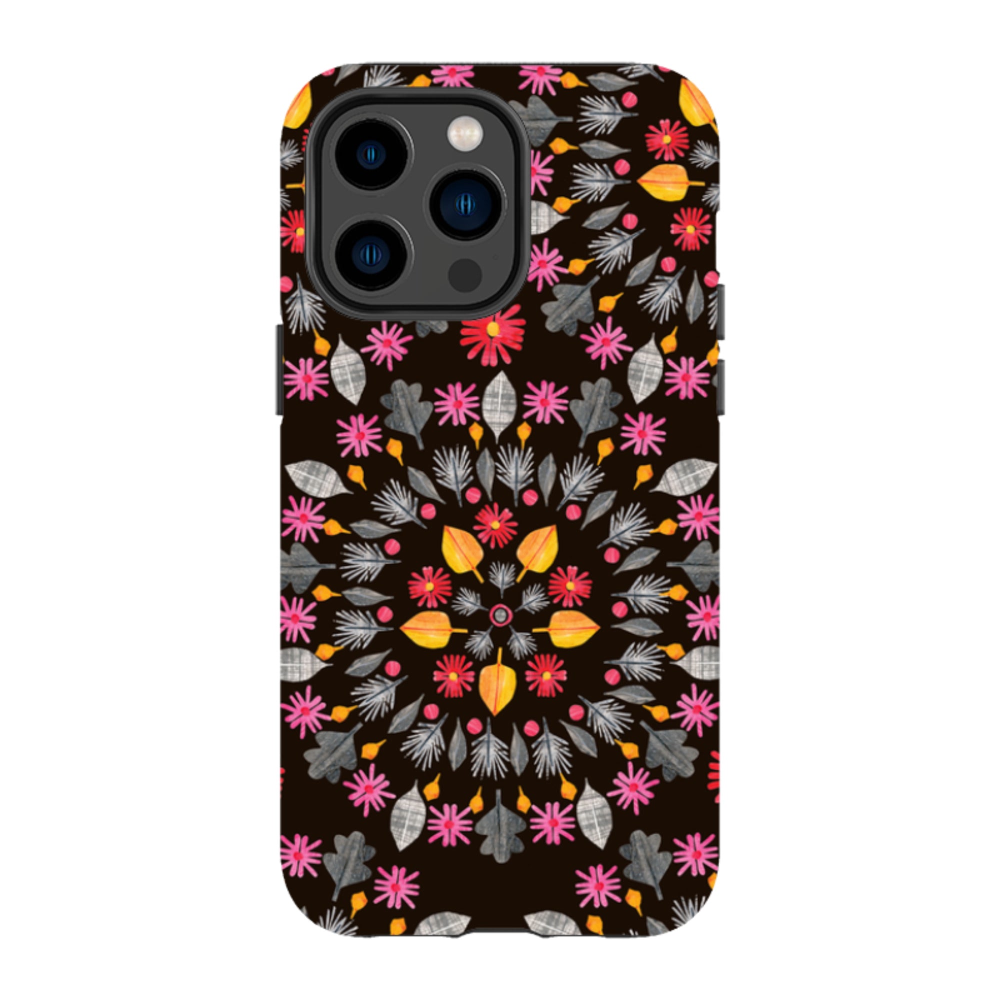 iPhone MagSafe Tough Case - Autumn Mandala By Tracey English