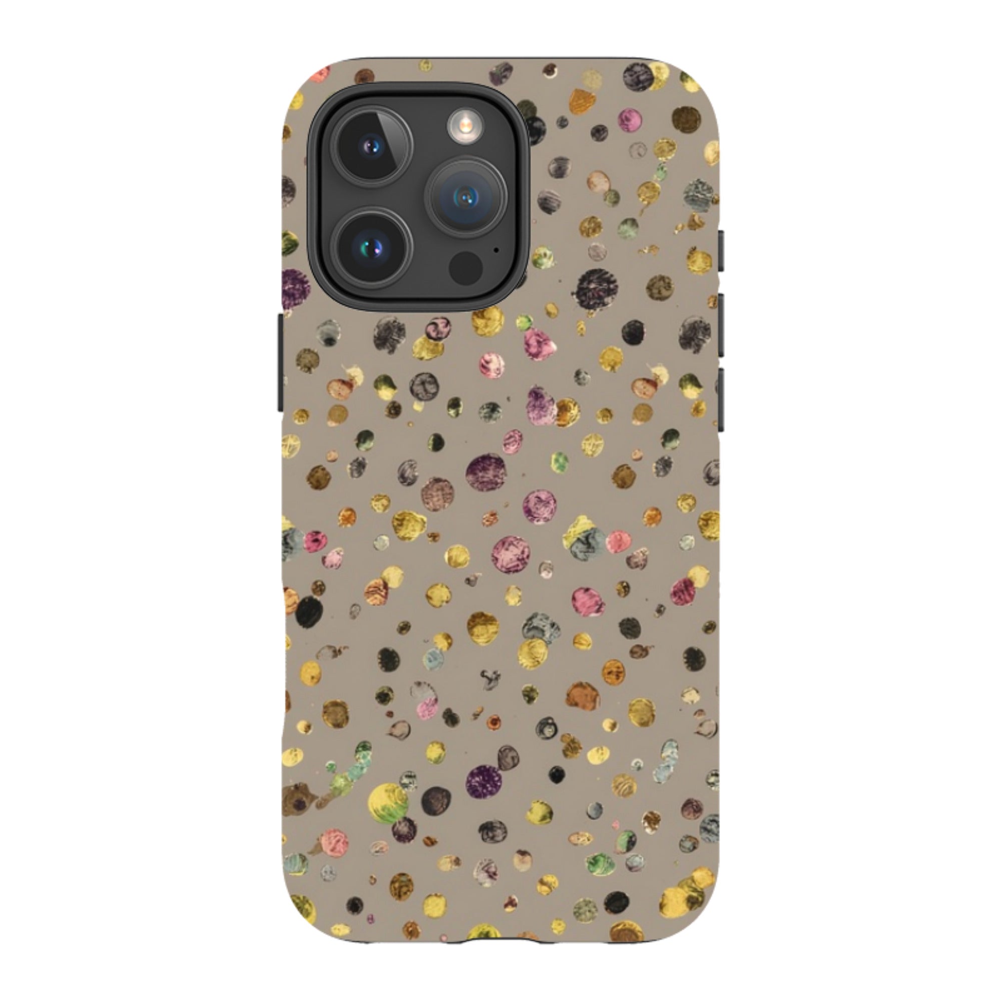 iPhone Case - Grey Polka