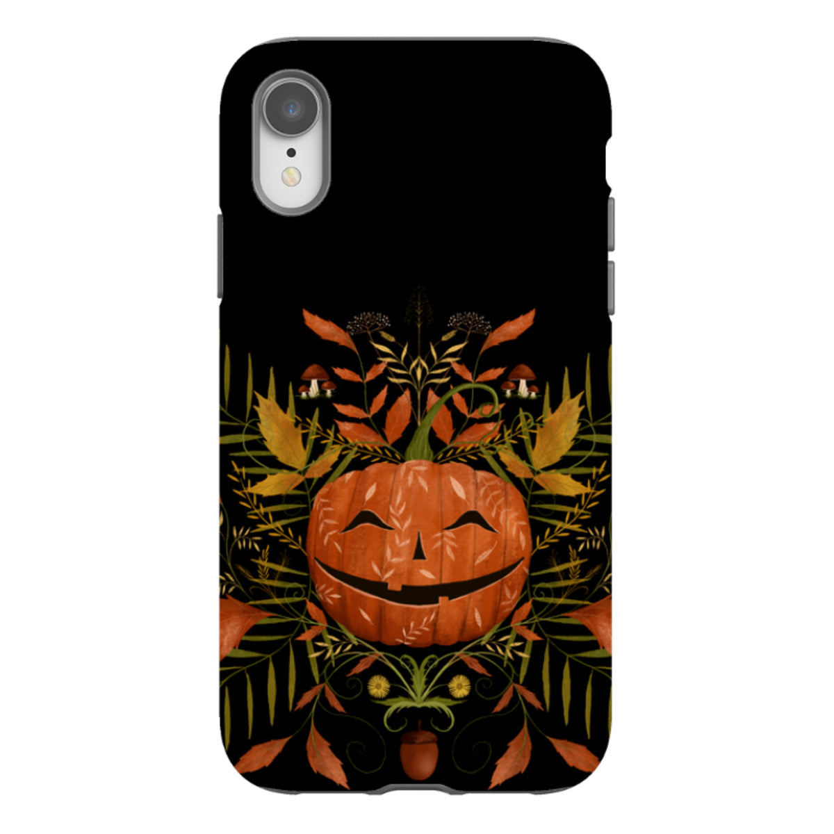 iPhone Tough Case - Happy Pumpkin By Maja Lindberg