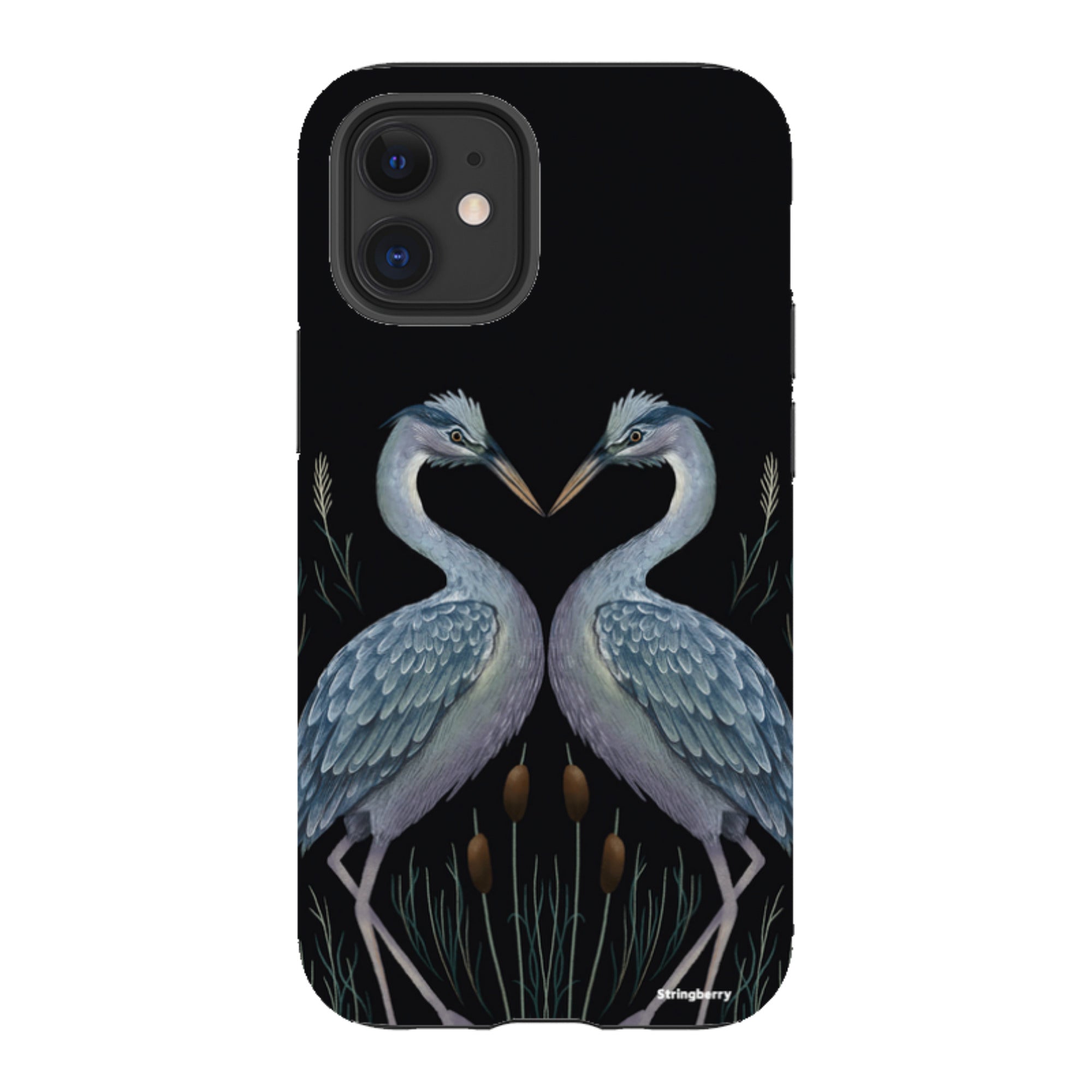iPhone Tough Case - Heron Pair By Anna Stead