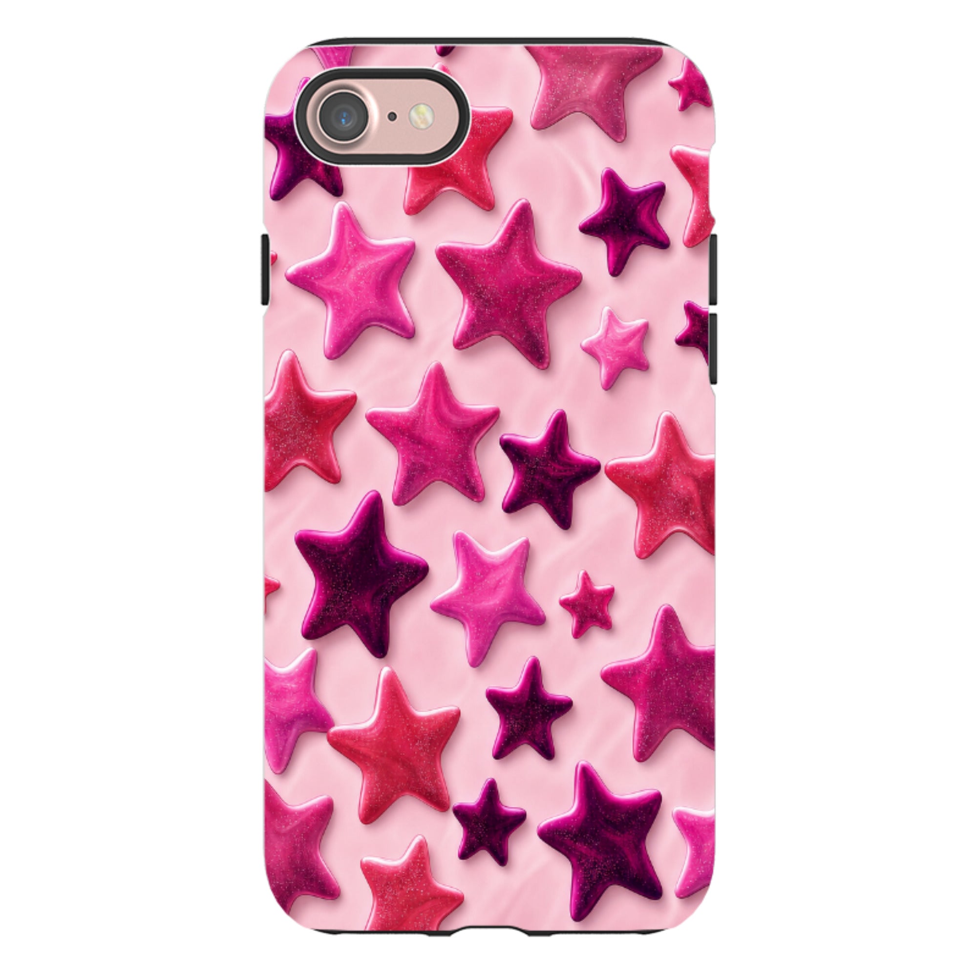 iPhone Tough Case - Fuchsia Star