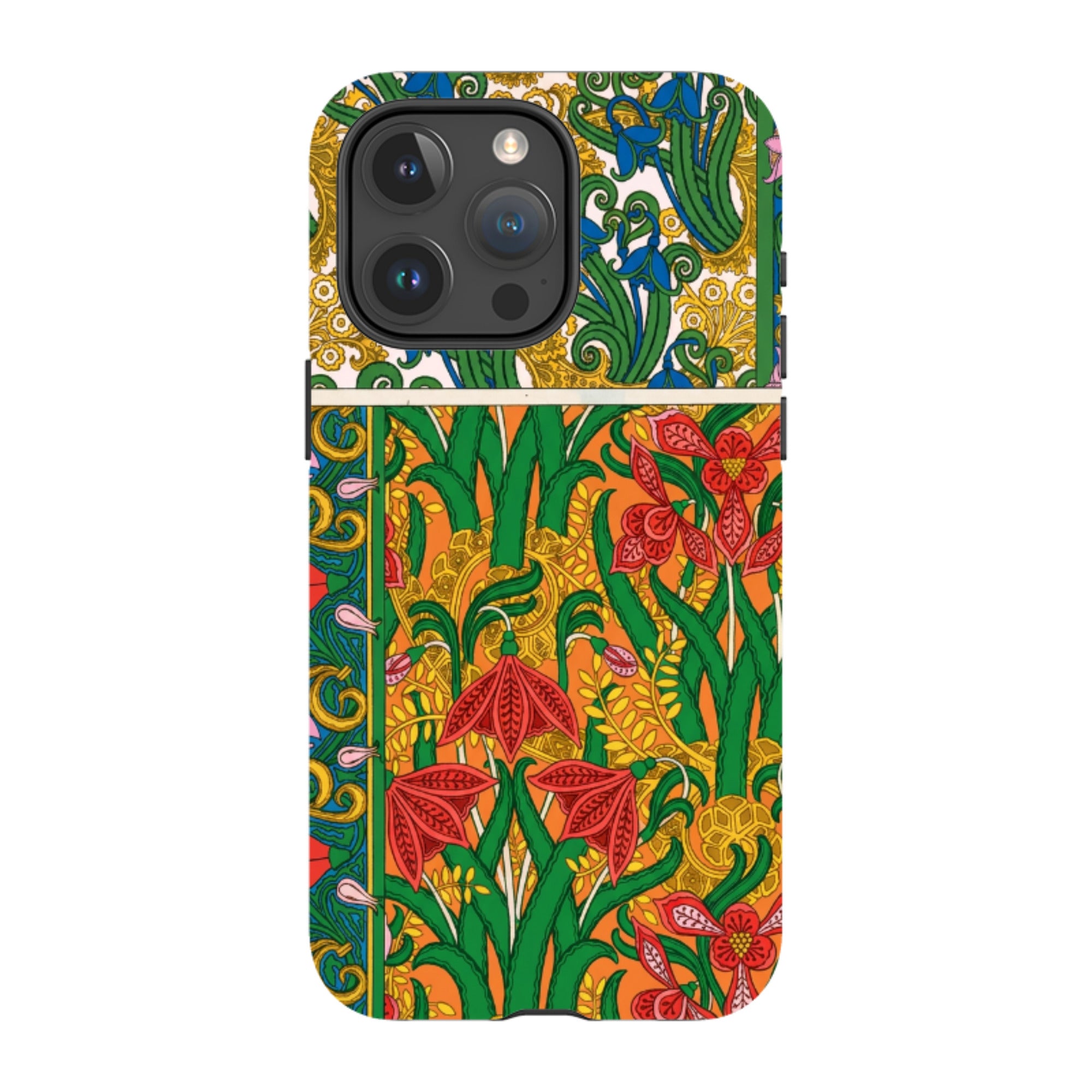 iPhone MagSafe Tough Case - Vintage Art Nouveau Lily