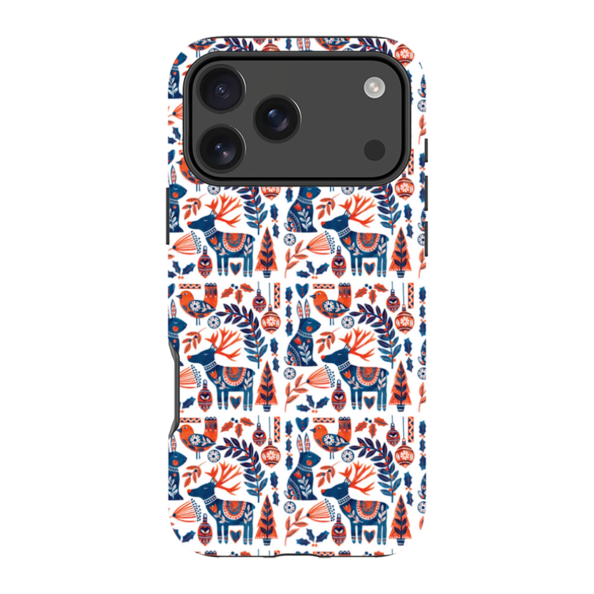 iPhone Tough Case - Scandi Animals By Tracey English