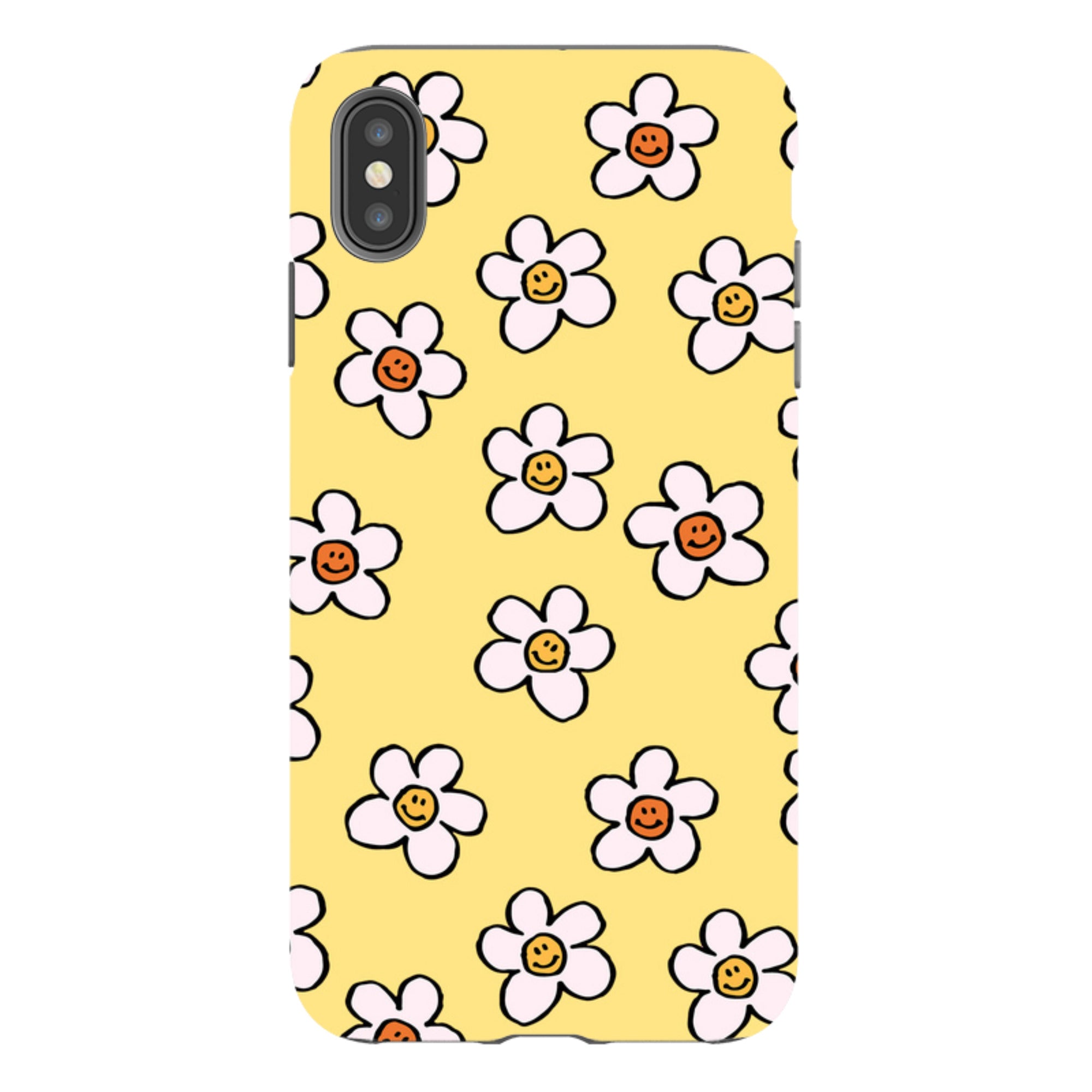 iPhone Tough Case - Smiley Mellow Yellow