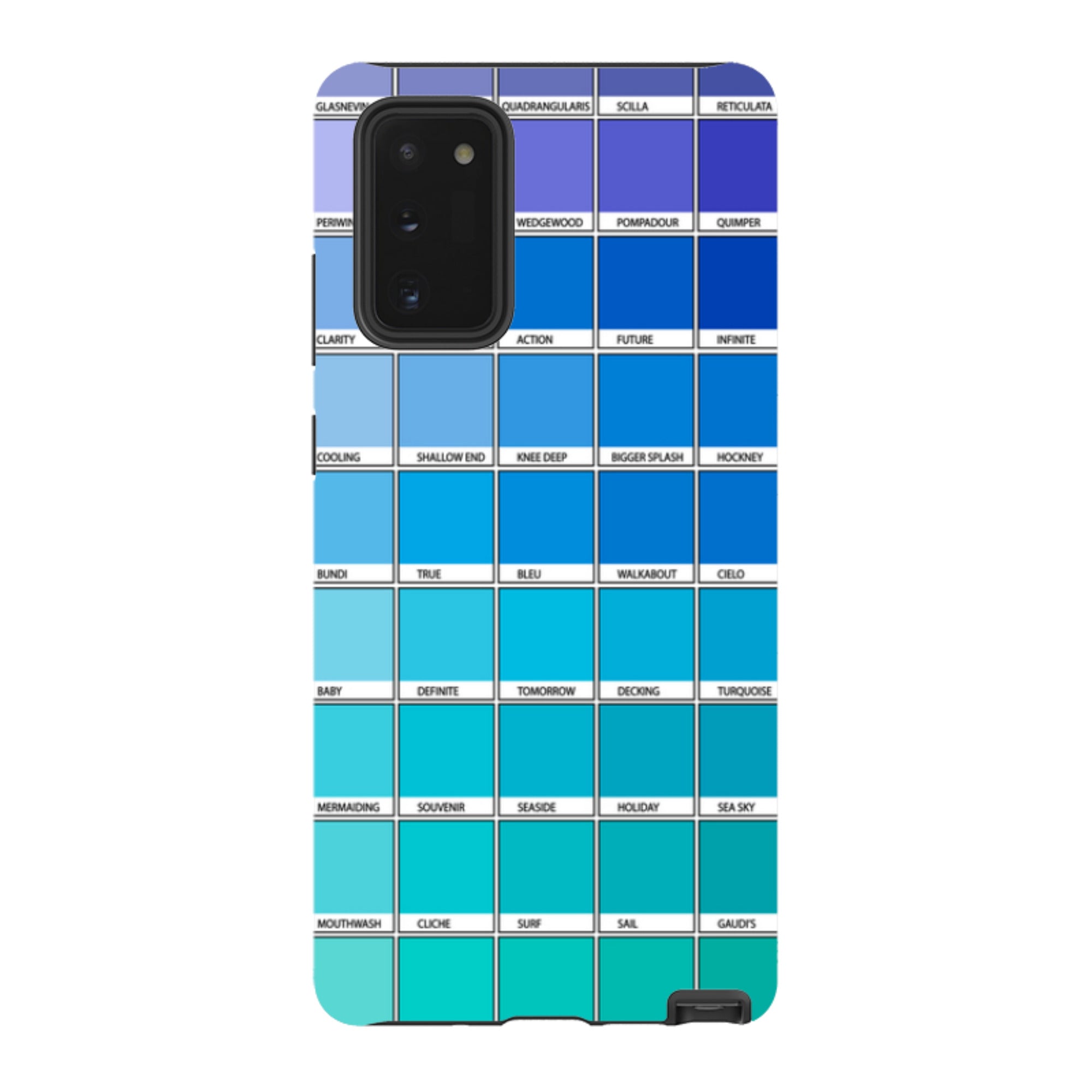 Samsung Tough Case - Blue Chromology By Kitty Joseph
