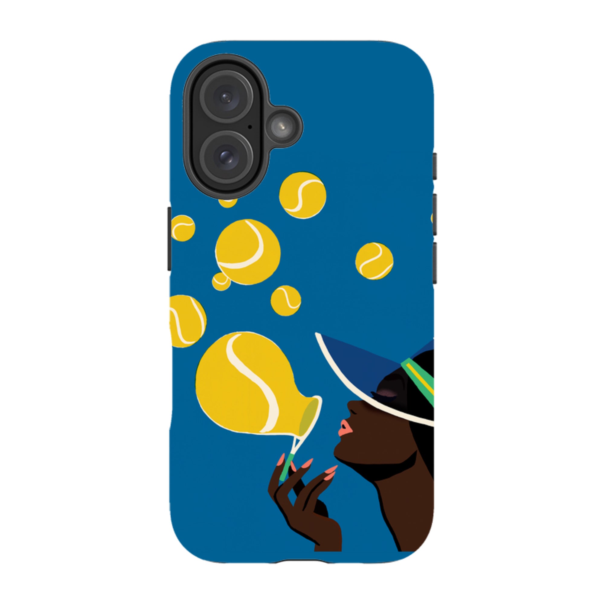 iPhone MagSafe Tough Case -  Court Bubbles By Paul Thurlby