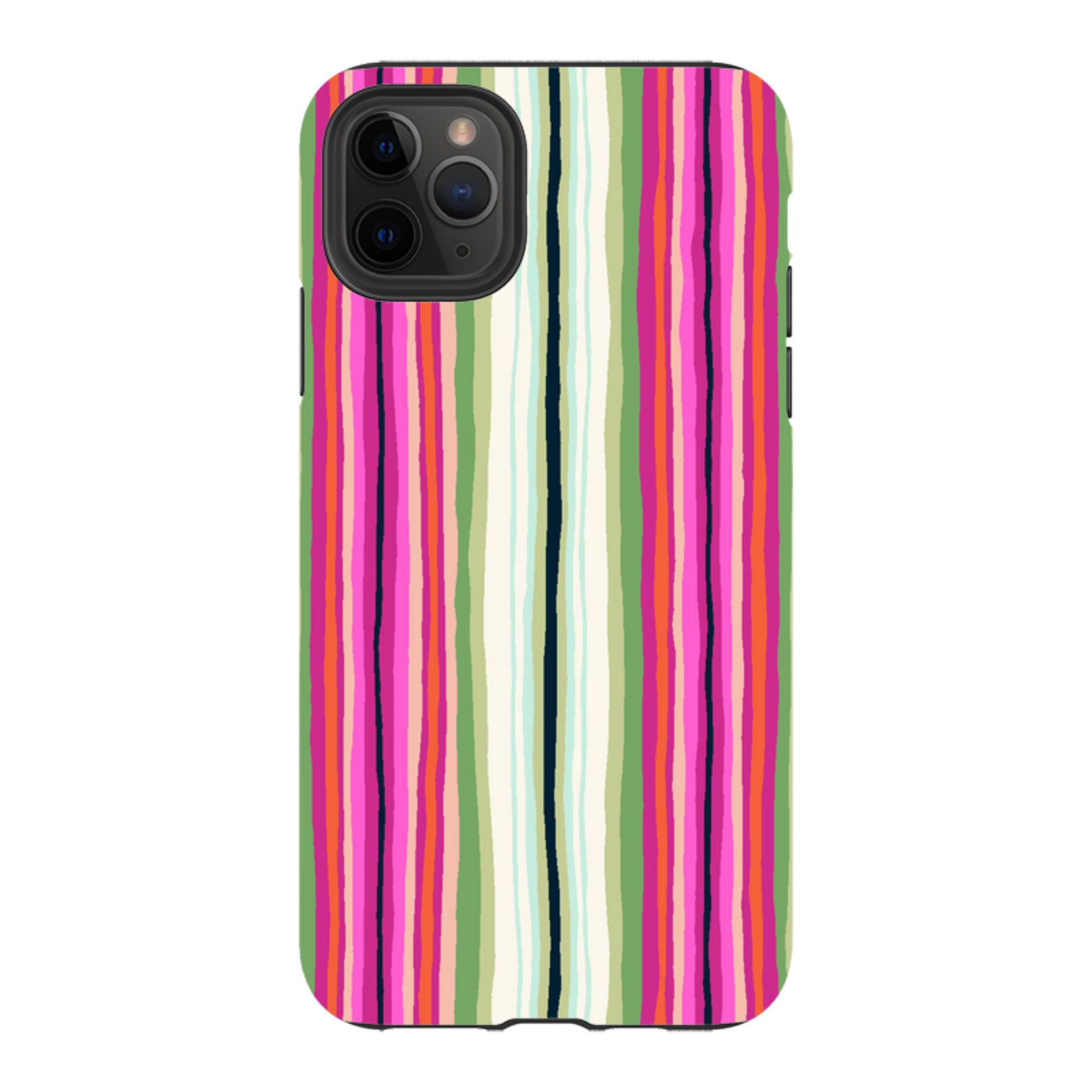 iPhone Tough Case - Atelier Stripe Windflower By Sarah Campbell