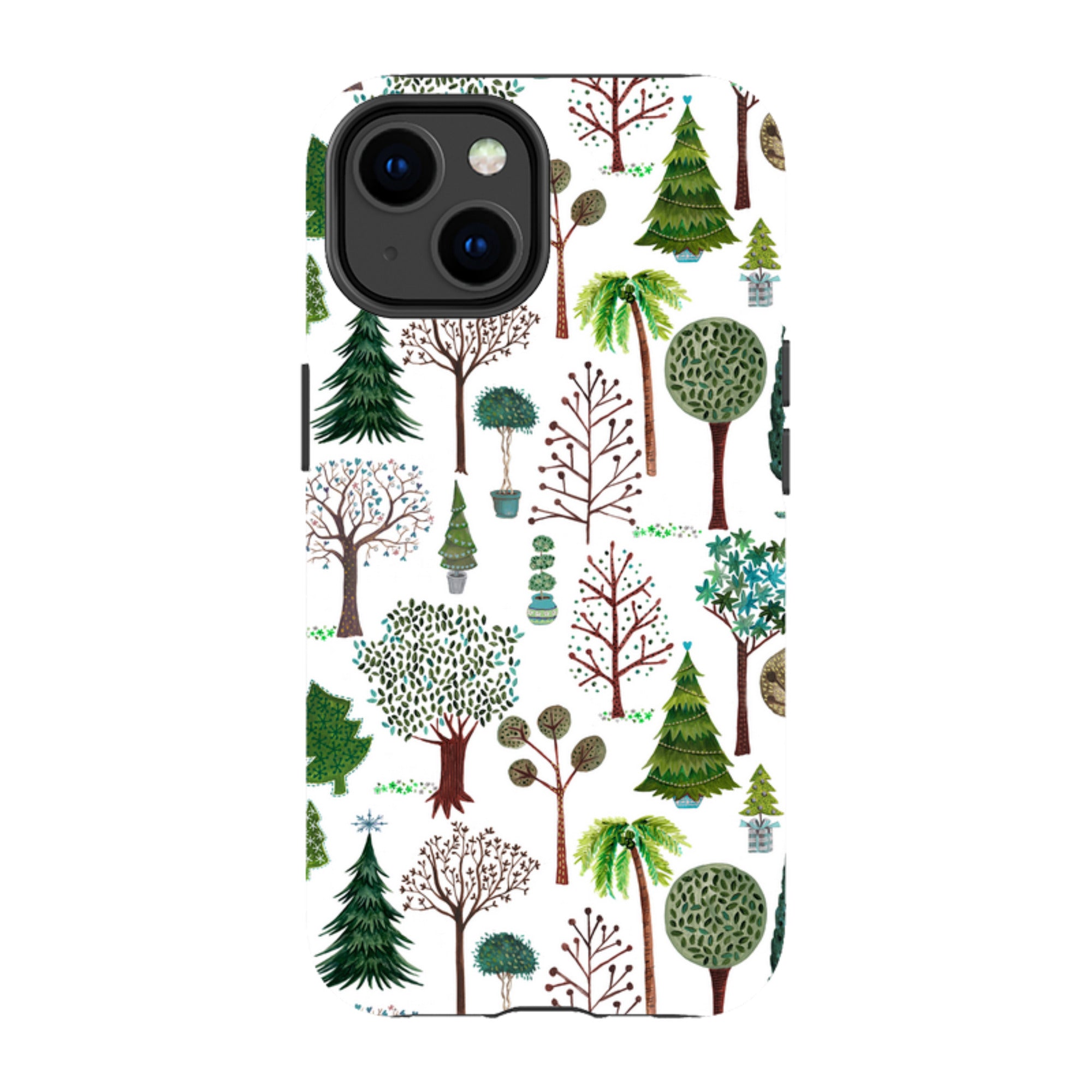 iPhone MagSafe Tough Case -  Xmas Trees By Caroline Bonne Muller