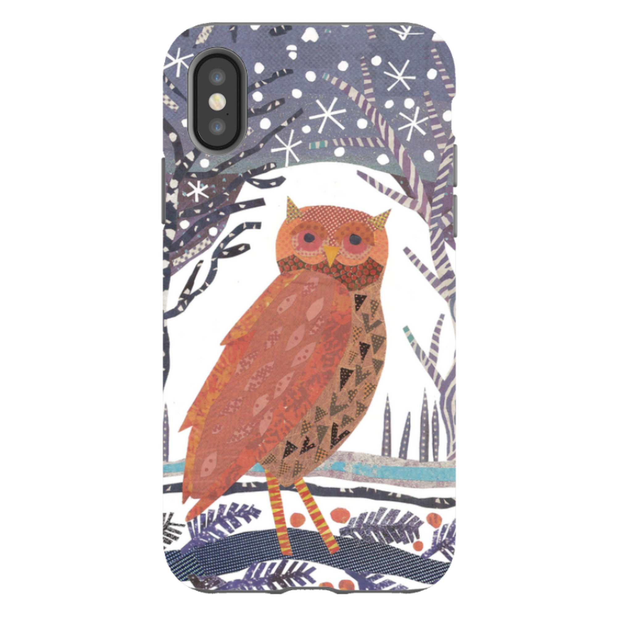 iPhone Tough Case - Winter Owl By Jane Robbins