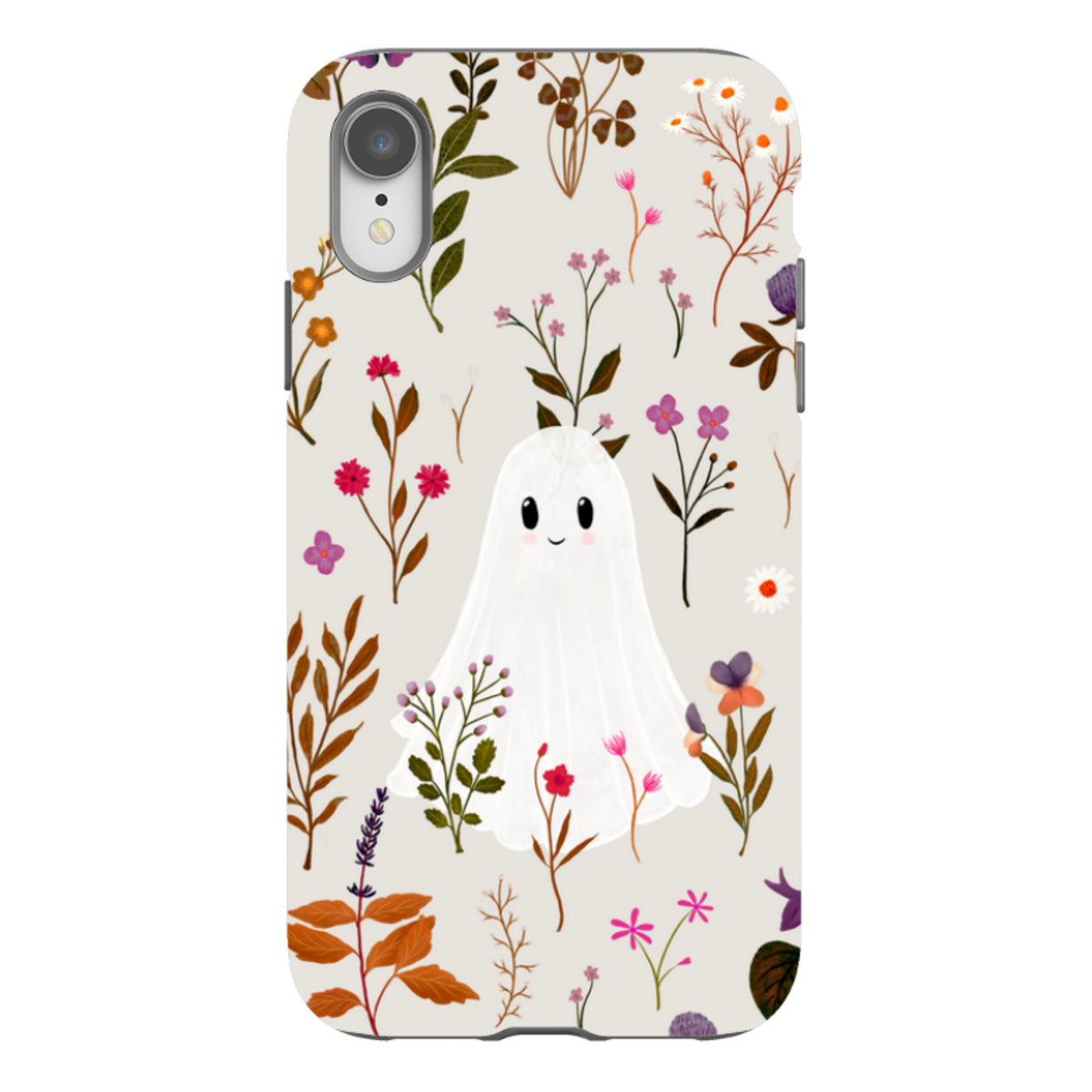 iPhone Tough Case - Ghost in the Garden - Stone Multi By Katherine Quinn