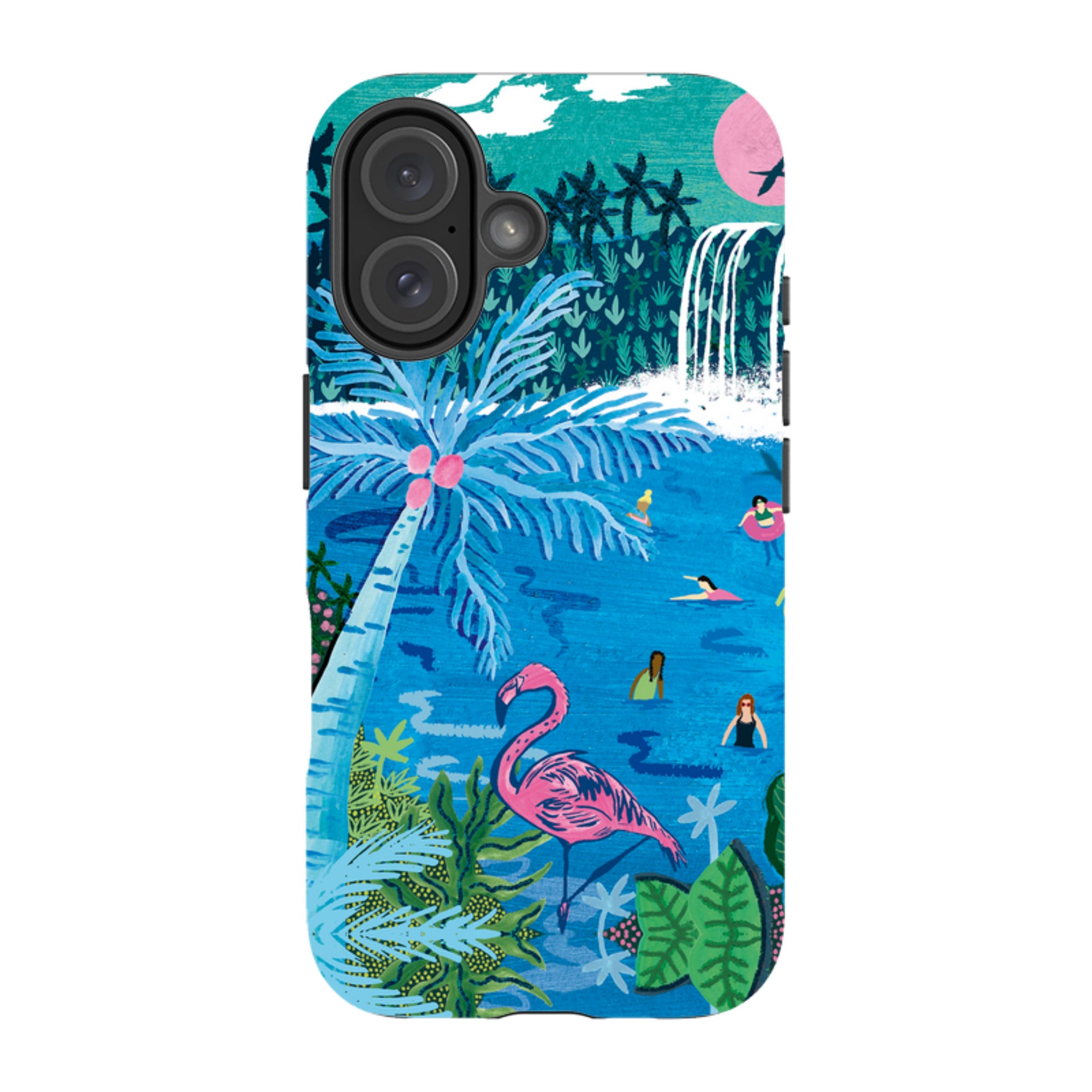 iPhone Tough Case - Palm Pool III By Emma Frances Grant