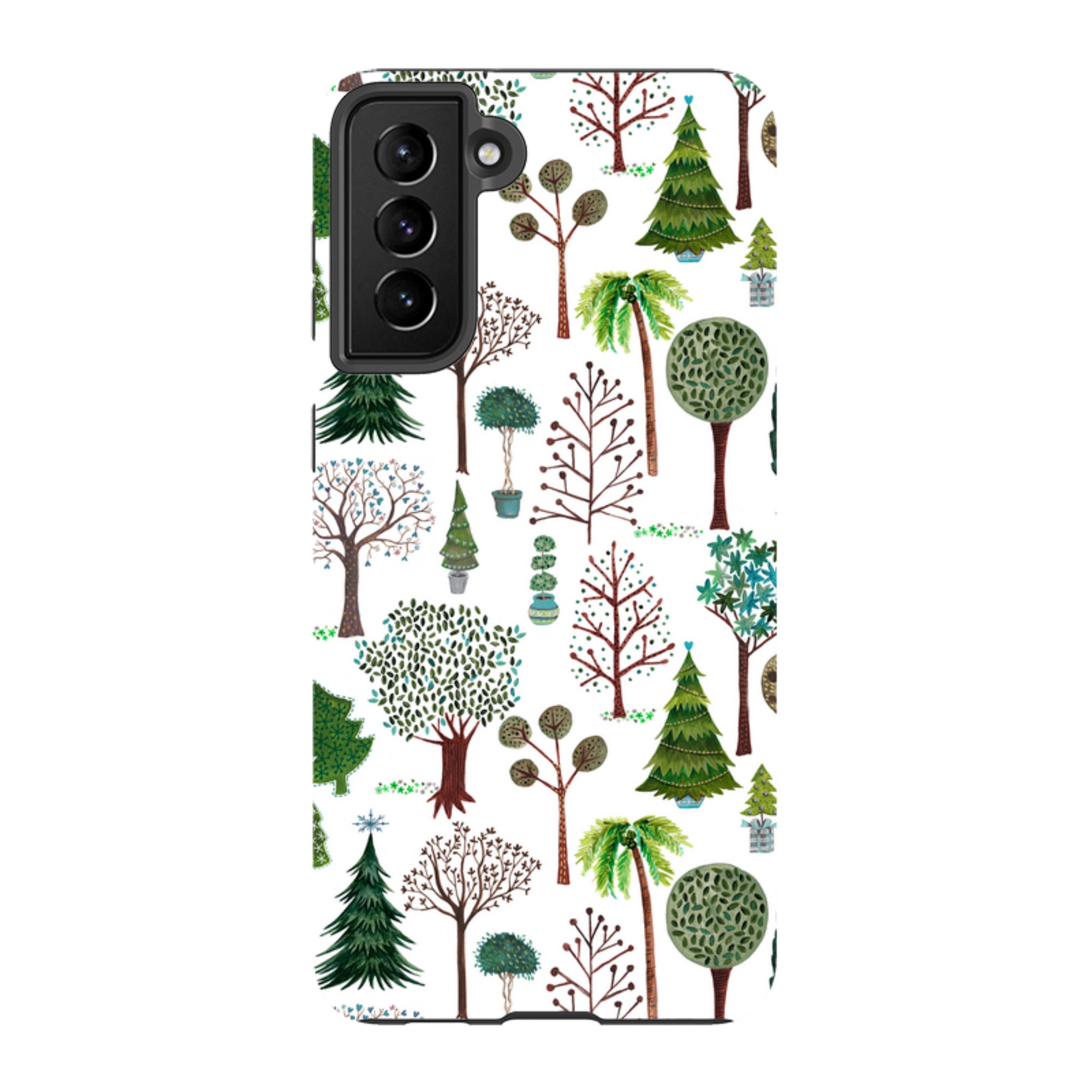 Samsung Tough Case - Xmas Trees By Caroline Bonne Muller