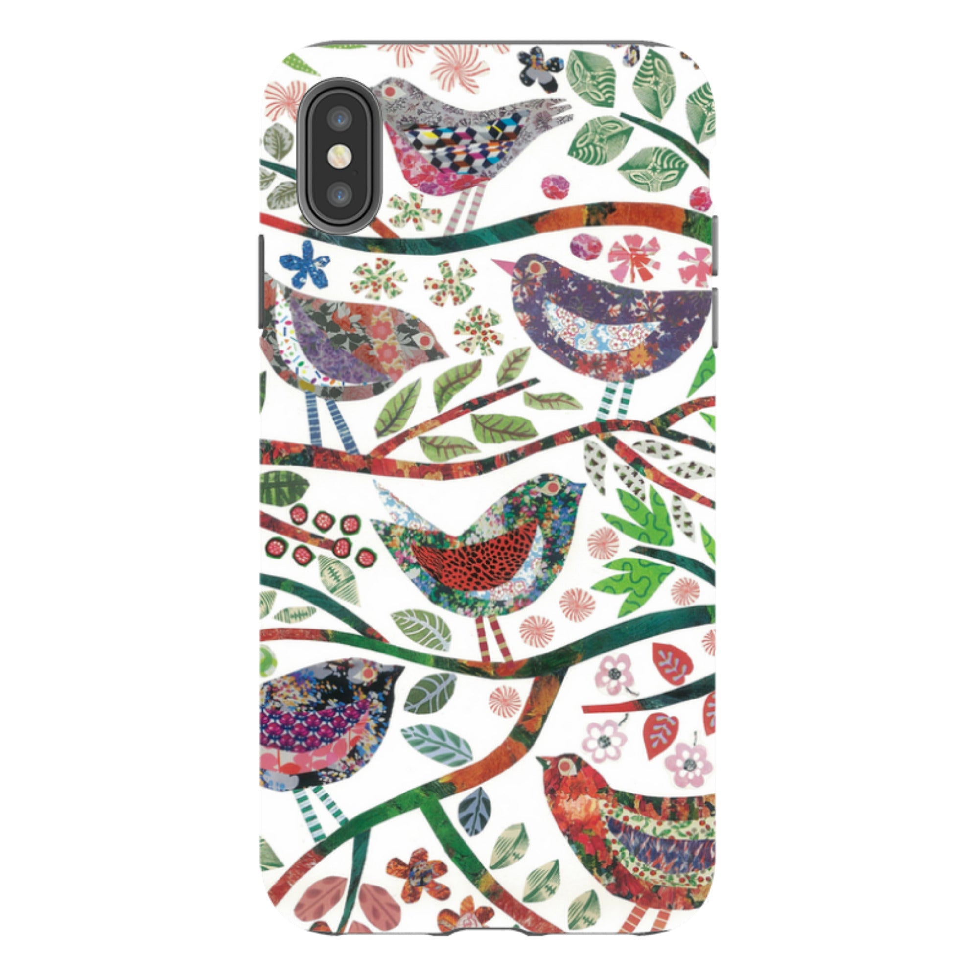 iPhone Tough Case - Vintage Birds By Jane Robbins