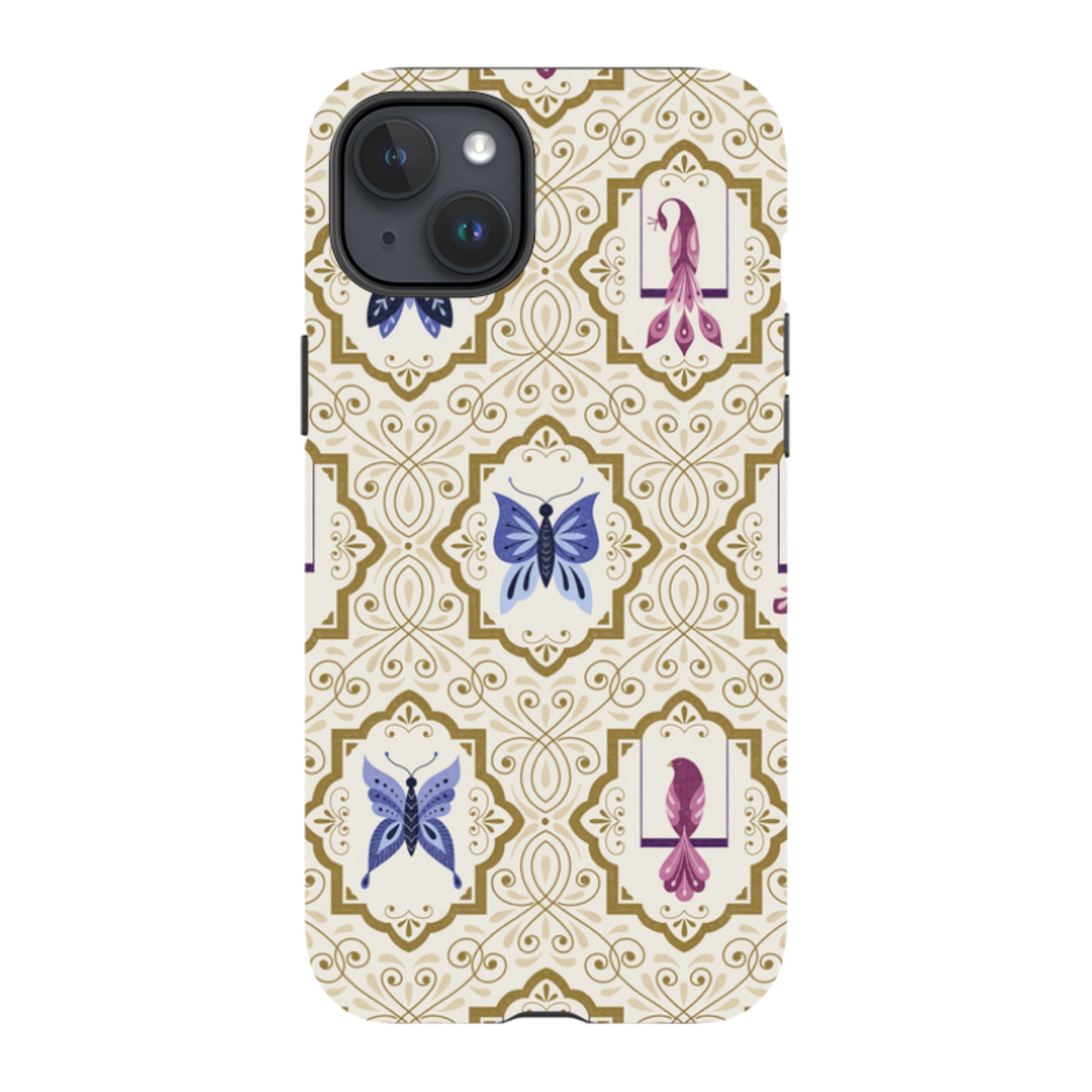 iPhone Tough Case - Wingframes Ivory By Jenny Zemanek
