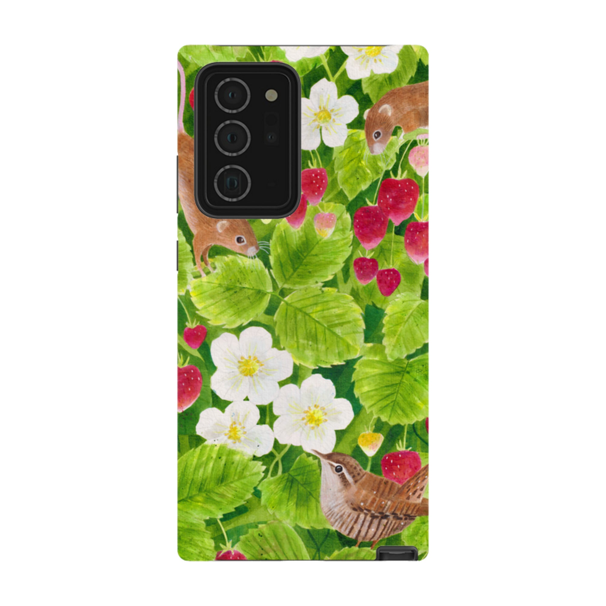 Samsung Tough Case - Strawberry Thieves By Bex Parkin