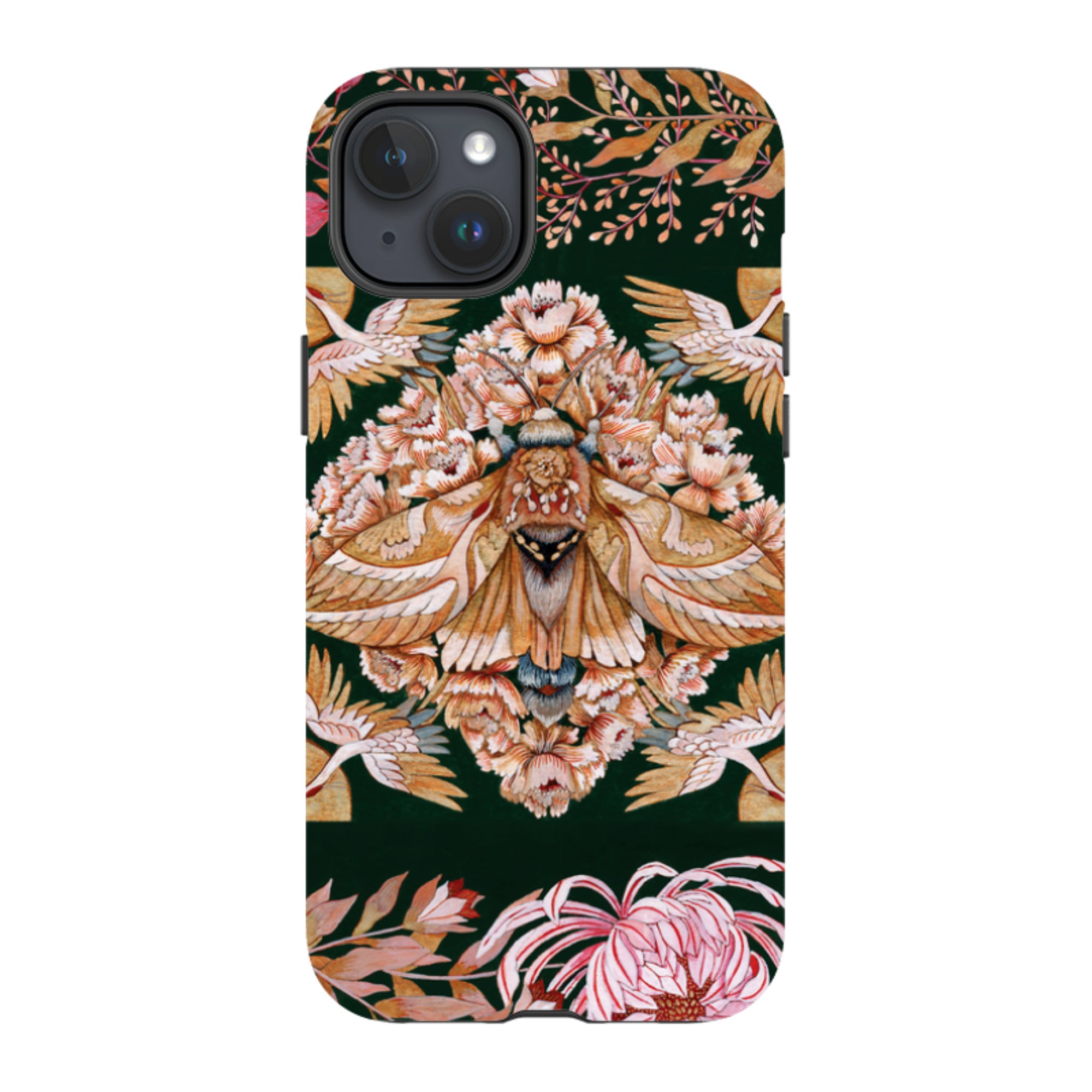iPhone Tough Case - Golden Moth By Maria Matos