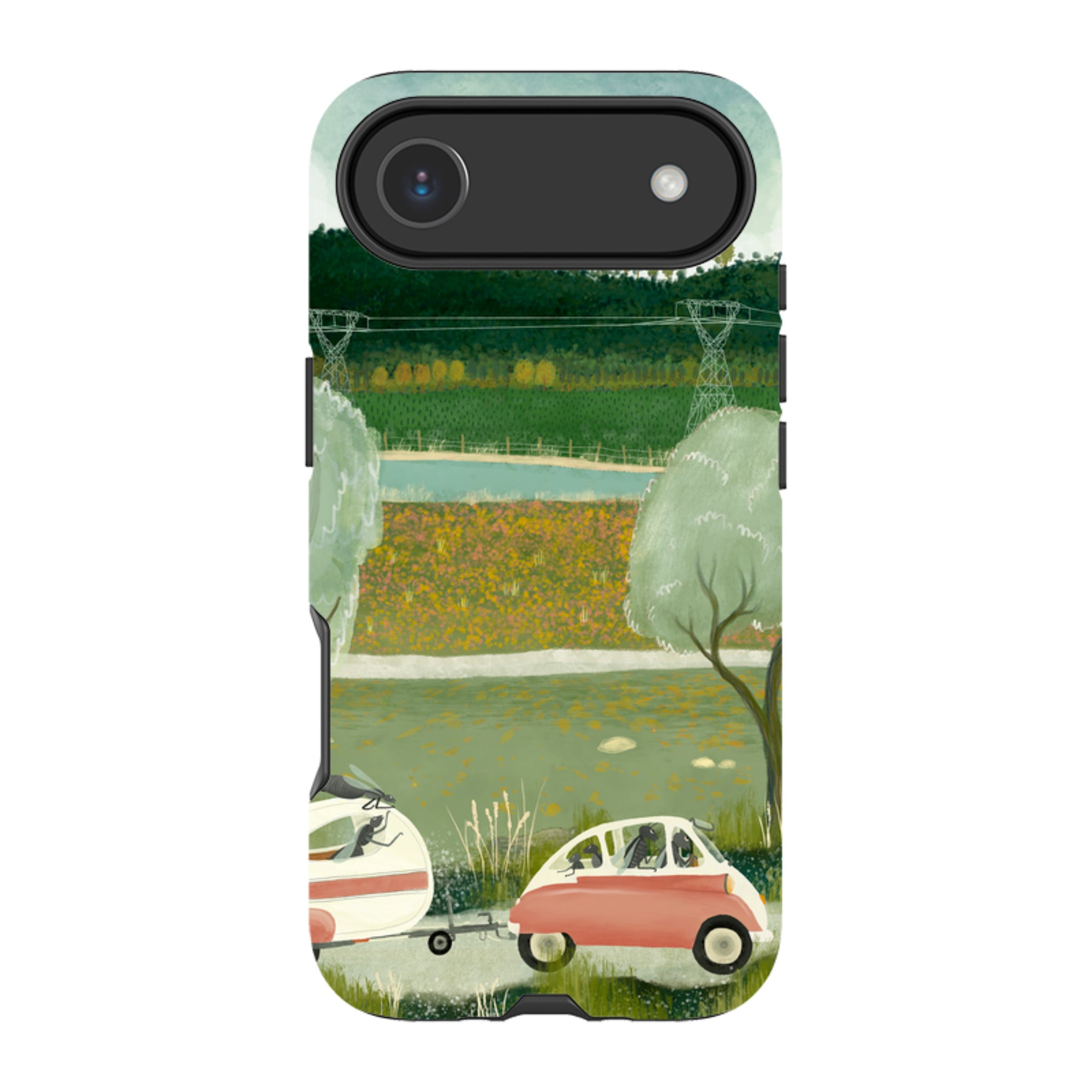 iPhone Tough Case - Happy Holidays-1 By Katherine Quinn