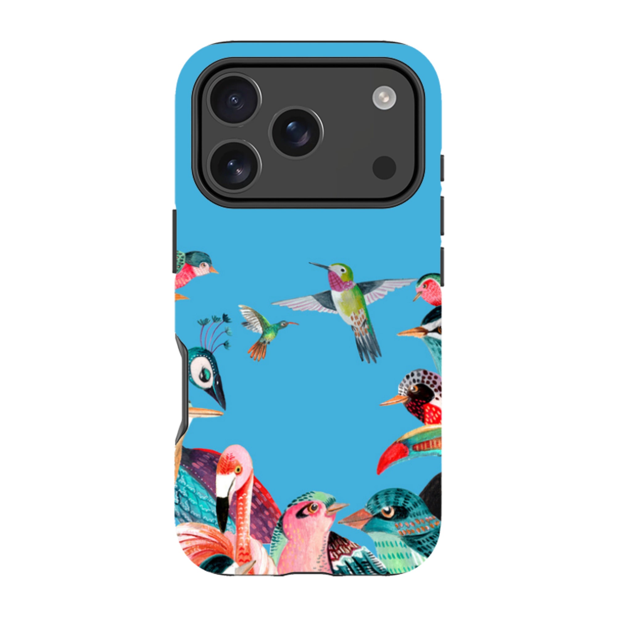 iPhone MagSafe Tough Case -  Blue Birds By Caroline Bonne Muller