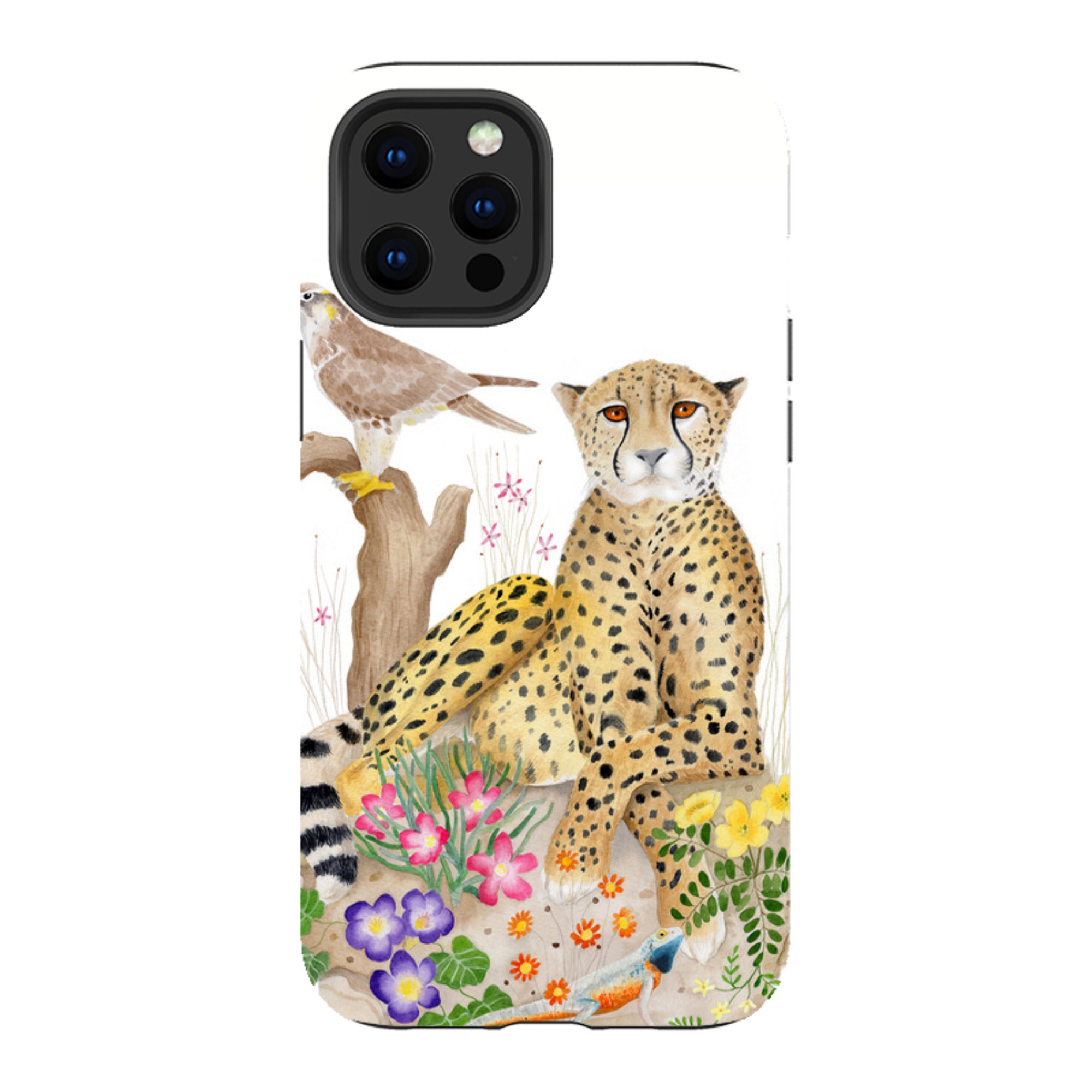iPhone Tough Case - Botswana Cheetah By Bex Parkin